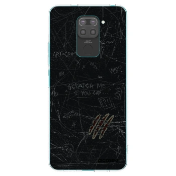 Picasee fekete szilikon tok az alábbi mobiltelefonokra Xiaomi Redmi Note 9 - SCRATCH