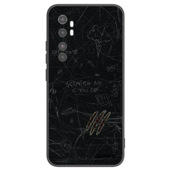 Picasee fekete szilikon tok az alábbi mobiltelefonokra Xiaomi Mi Note 10 Lite - SCRATCH