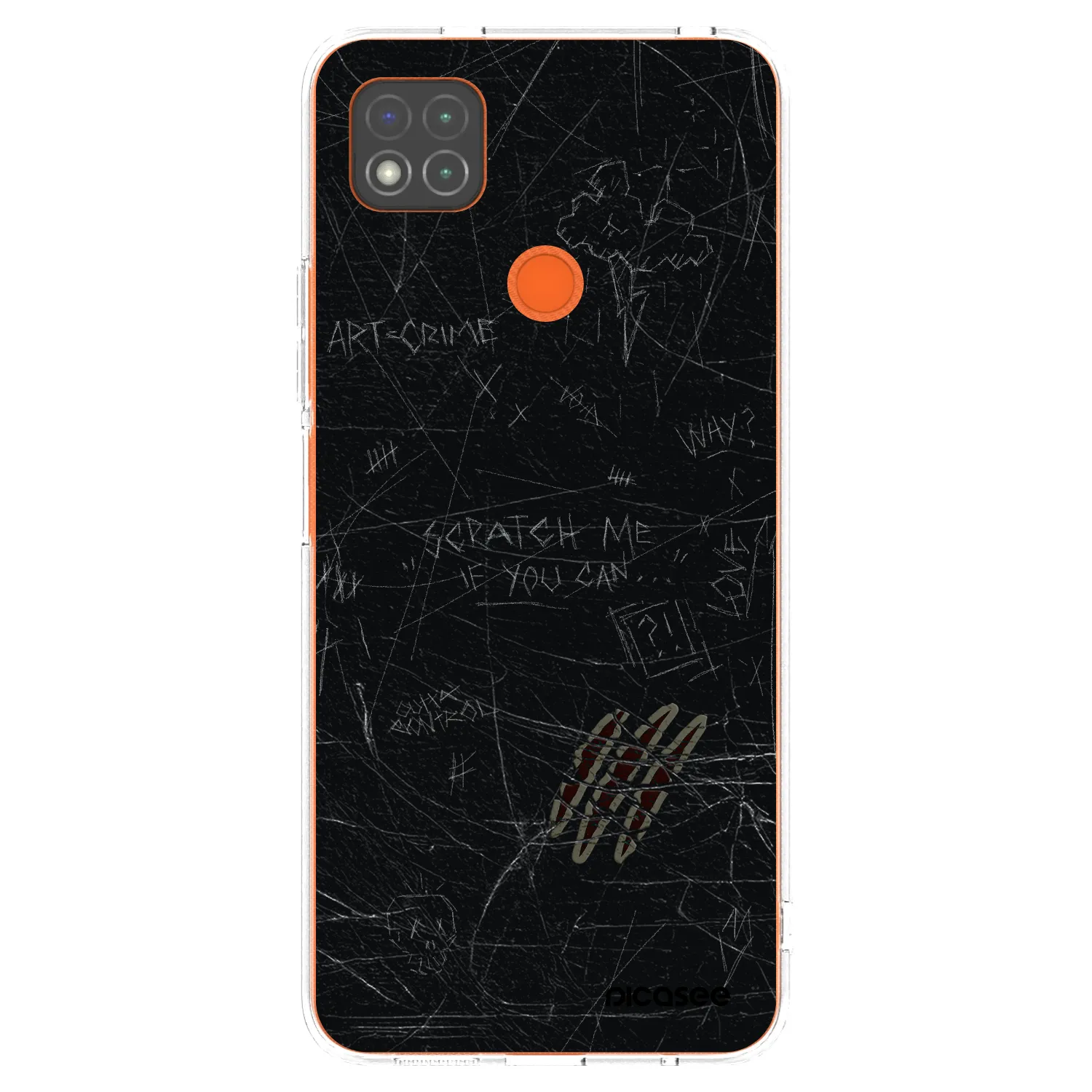 Picasee átlátszó szilikon tok az alábbi mobiltelefonokra Xiaomi Redmi 9C - SCRATCH