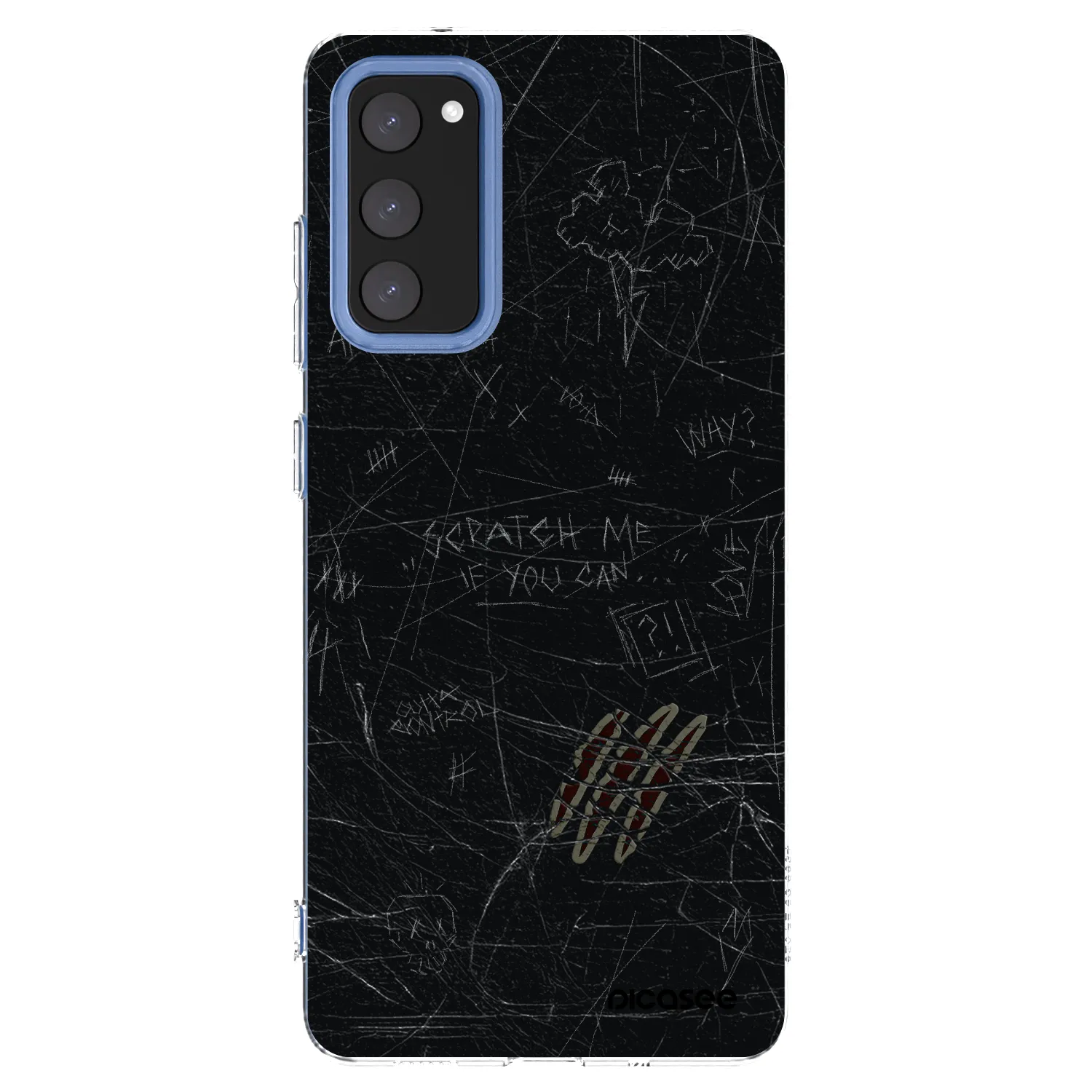 Picasee átlátszó szilikon tok az alábbi mobiltelefonokra Samsung Galaxy S20 FE - SCRATCH