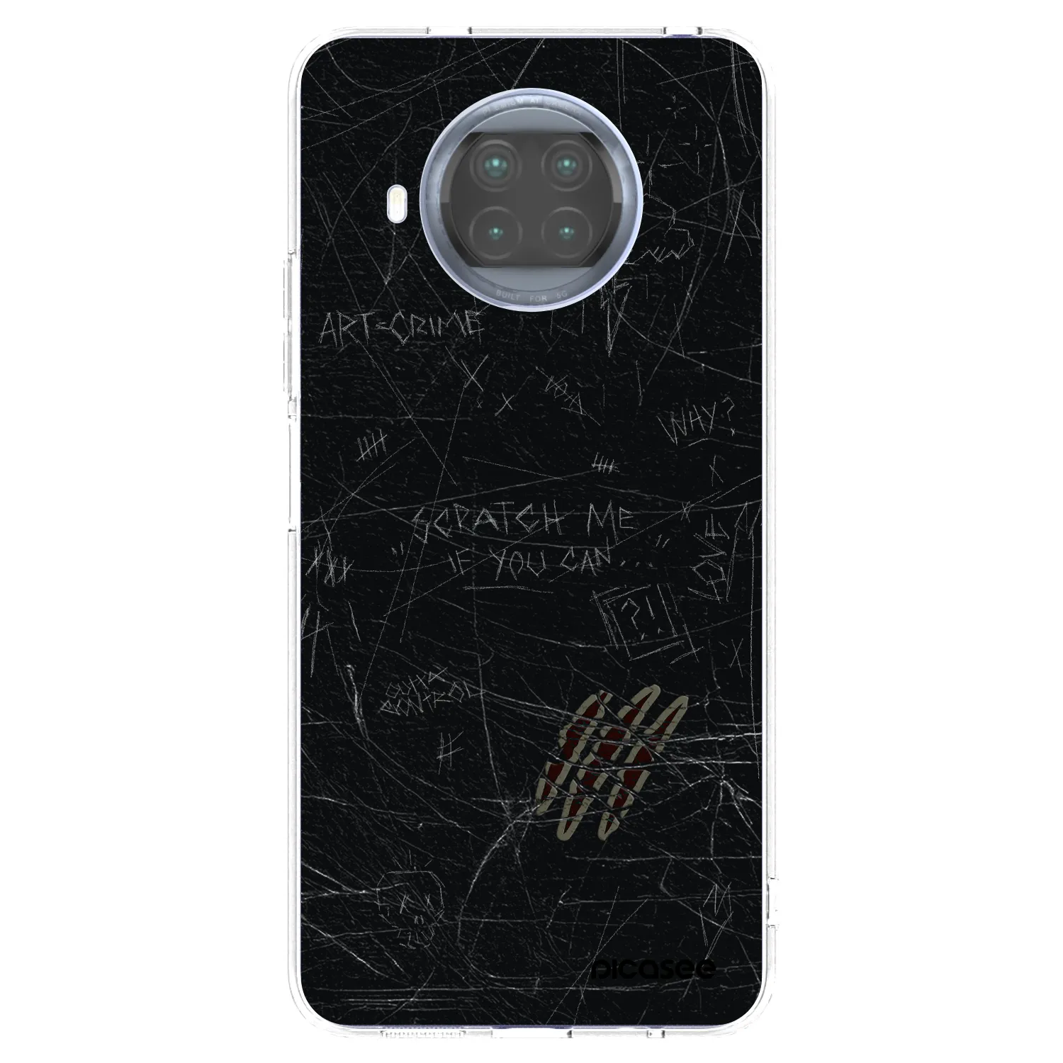 Picasee átlátszó szilikon tok az alábbi mobiltelefonokra Xiaomi Mi 10T Lite - SCRATCH