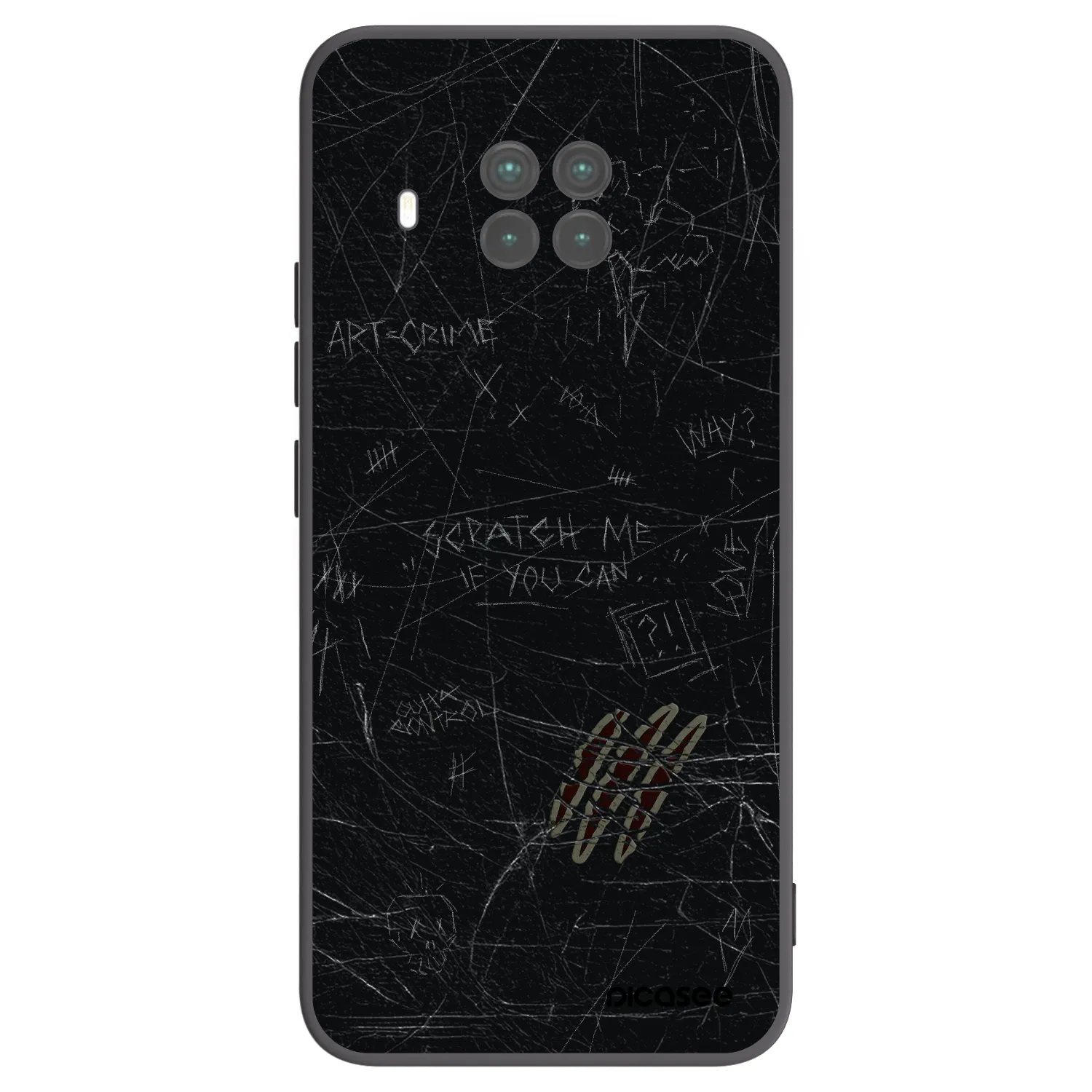 Picasee fekete szilikon tok az alábbi mobiltelefonokra Xiaomi Mi 10T Lite - SCRATCH