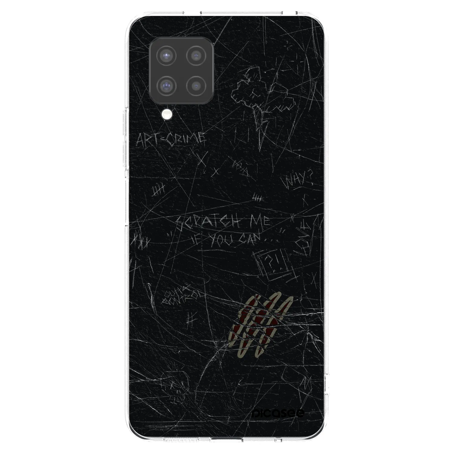 Picasee átlátszó szilikon tok az alábbi mobiltelefonokra Samsung Galaxy A42 A426B - SCRATCH