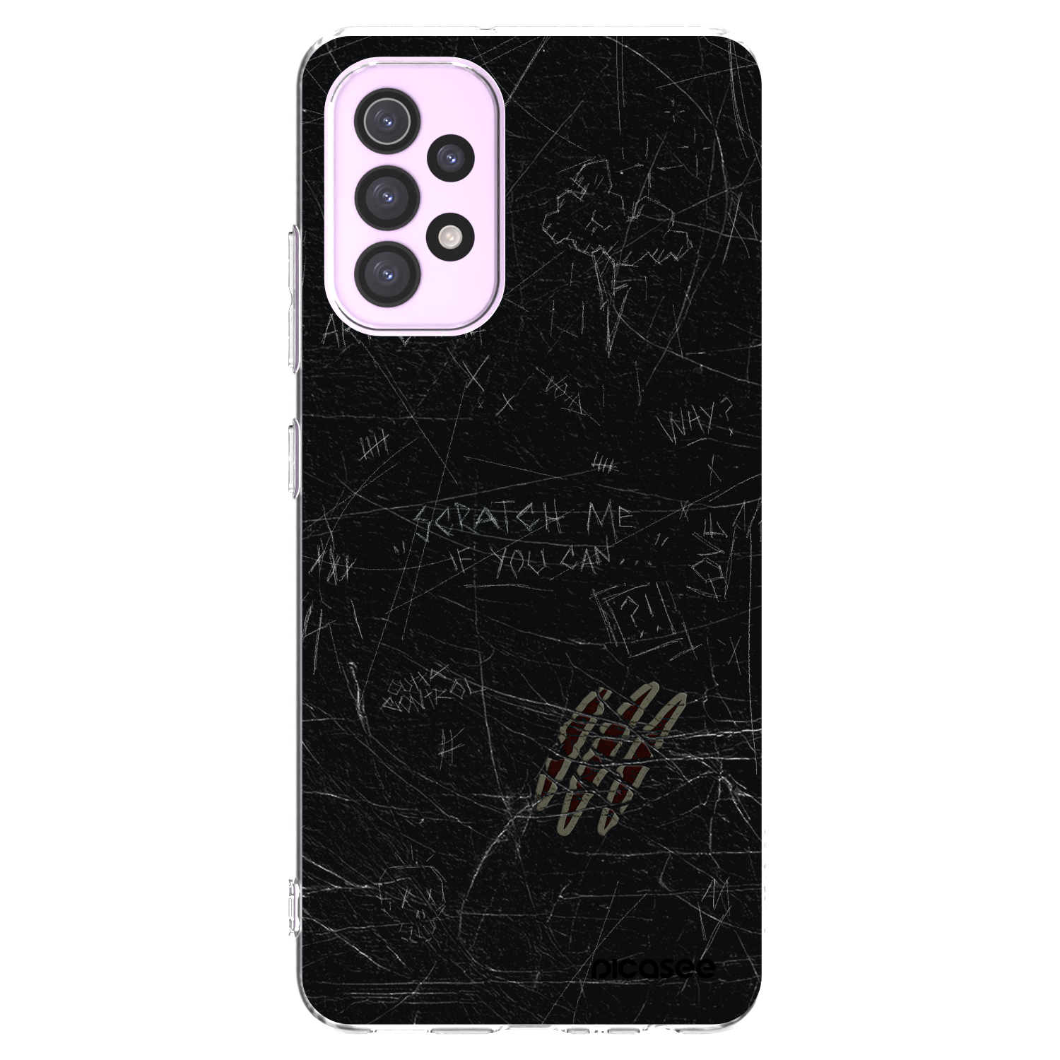 Picasee átlátszó szilikon tok az alábbi mobiltelefonokra Samsung Galaxy A32 5G A326B - SCRATCH