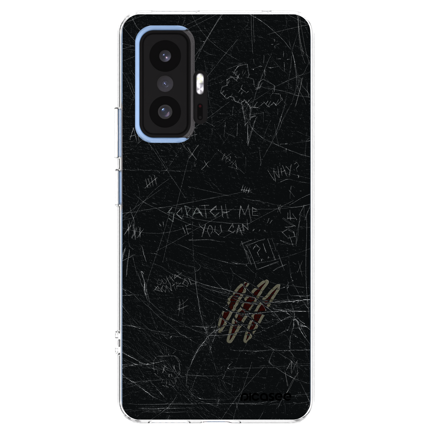 Picasee átlátszó szilikon tok az alábbi mobiltelefonokra Xiaomi 11T Pro - SCRATCH