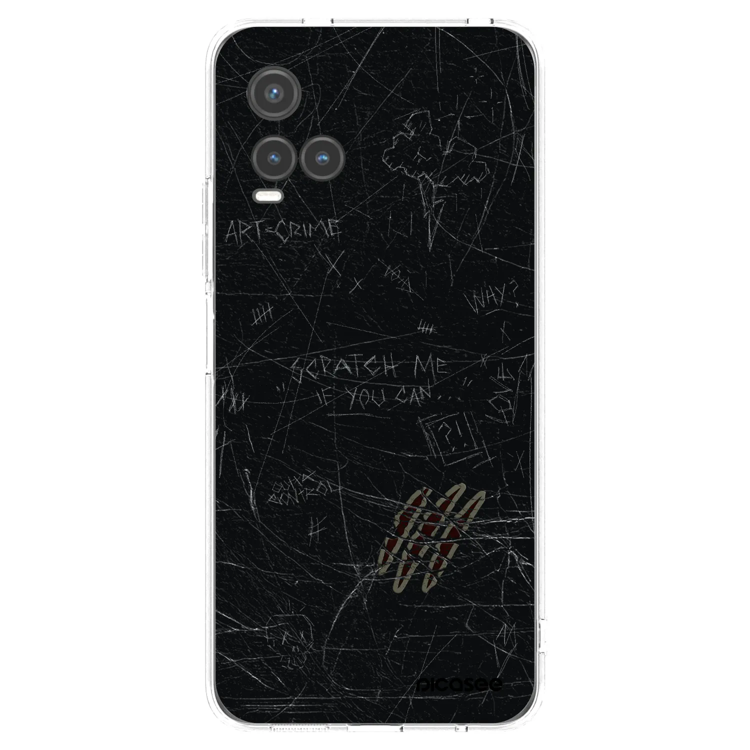 Picasee átlátszó szilikon tok az alábbi mobiltelefonokra Vivo Y33s - SCRATCH