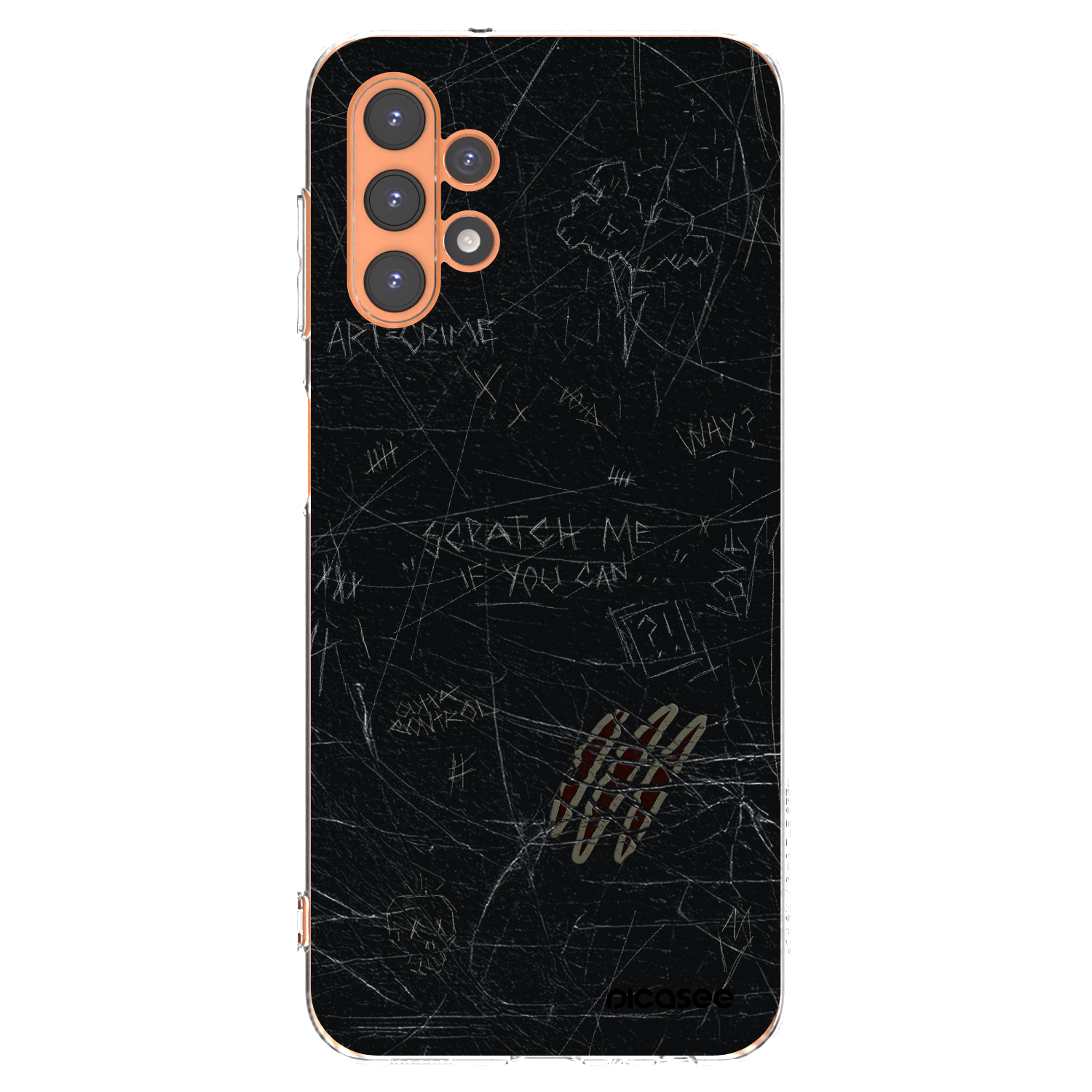 Picasee átlátszó szilikon tok az alábbi mobiltelefonokra Samsung Galaxy A13 4G A135 - SCRATCH