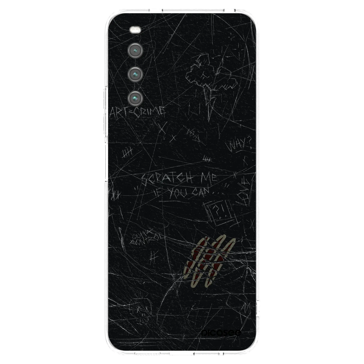 Picasee átlátszó szilikon tok az alábbi mobiltelefonokra Sony Xperia 10 IV 5G - SCRATCH