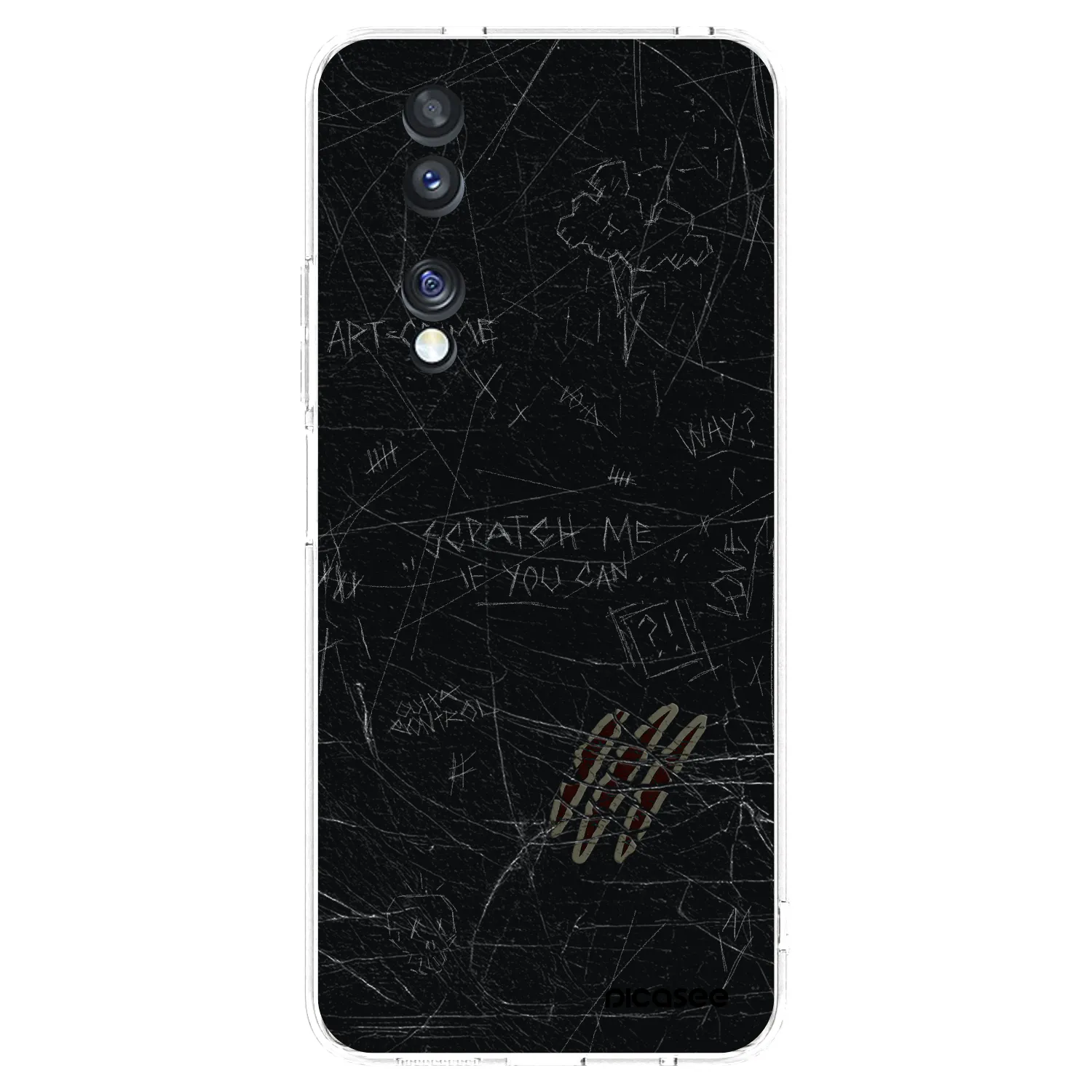 Picasee átlátszó szilikon tok az alábbi mobiltelefonokra Honor 70 - SCRATCH