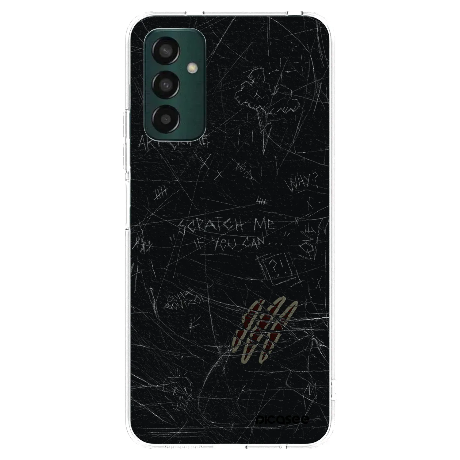 Picasee átlátszó szilikon tok az alábbi mobiltelefonokra Samsung Galaxy M23 5G - SCRATCH
