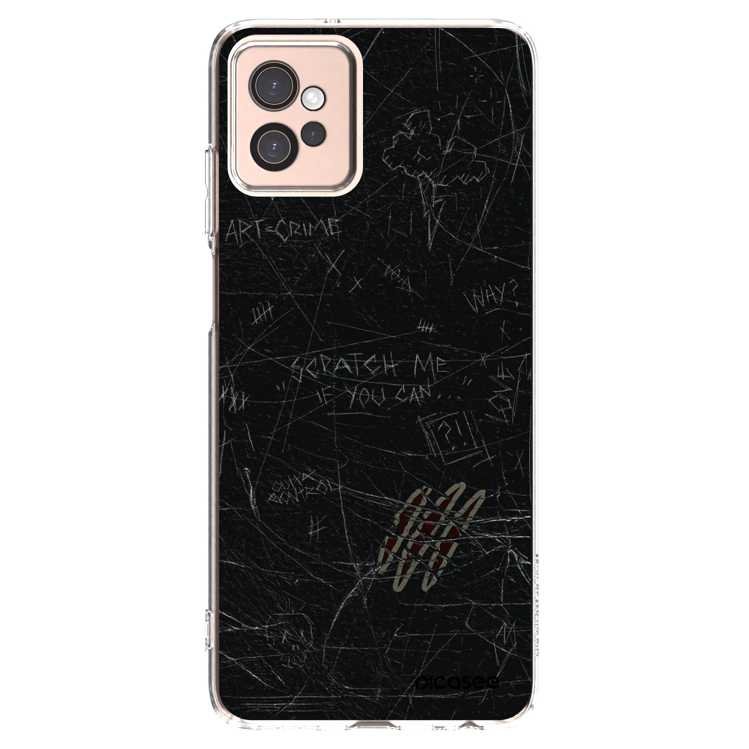 Picasee átlátszó szilikon tok az alábbi mobiltelefonokra Motorola Moto G32 - SCRATCH