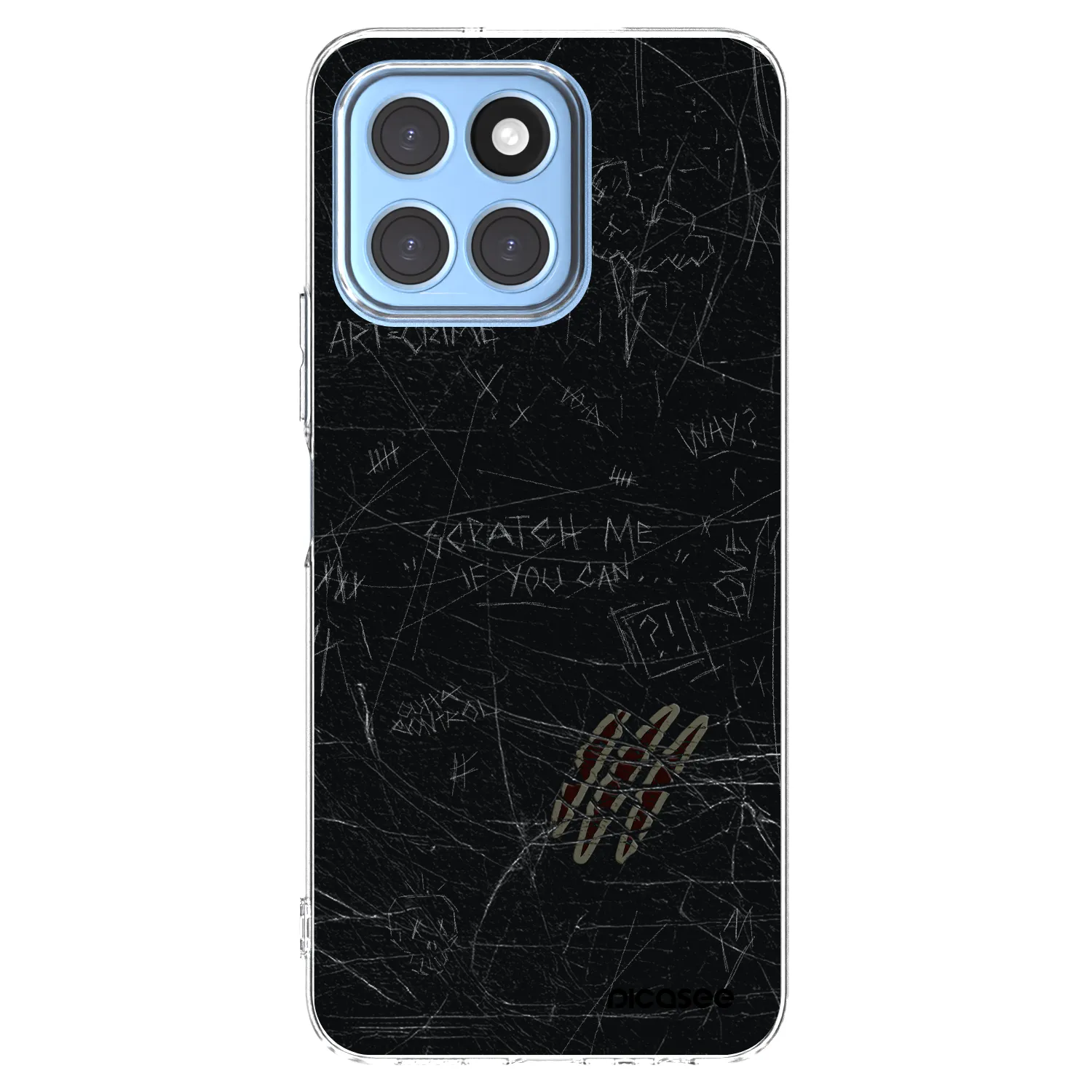 Picasee átlátszó szilikon tok az alábbi mobiltelefonokra Honor X6 - SCRATCH