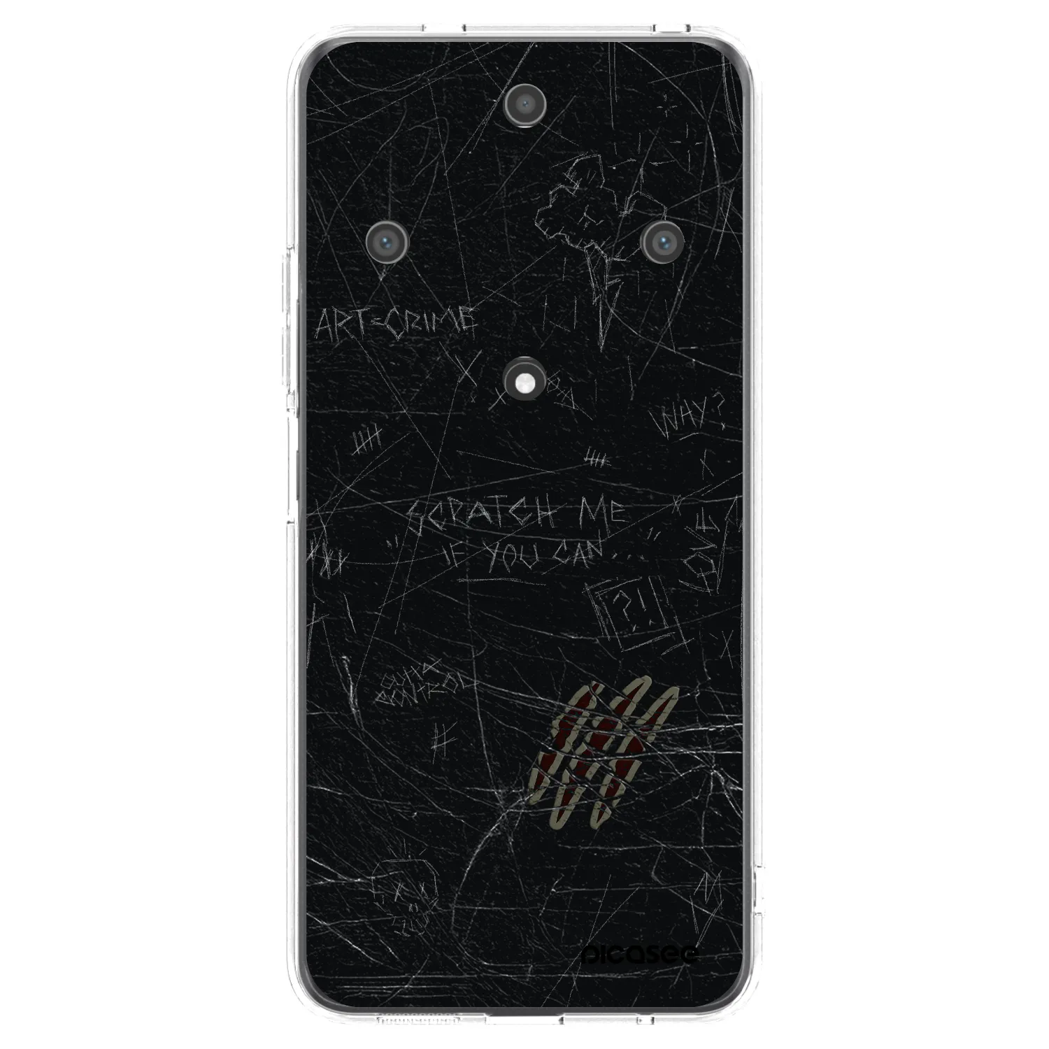 Picasee átlátszó szilikon tok az alábbi mobiltelefonokra Honor Magic5 Lite 5G - SCRATCH