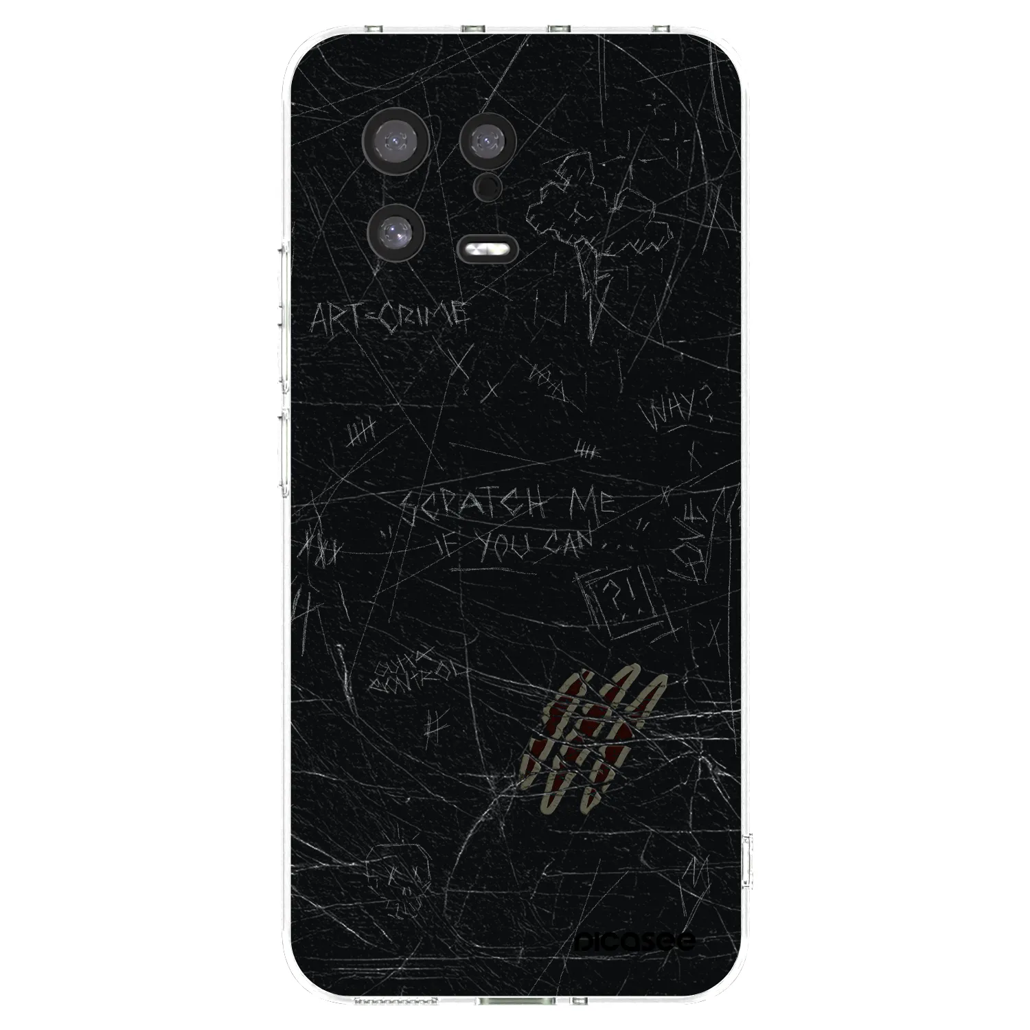 Picasee átlátszó szilikon tok az alábbi mobiltelefonokra Xiaomi 13 - SCRATCH