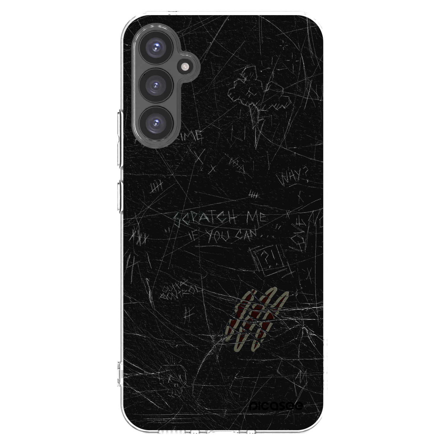 Picasee átlátszó szilikon tok az alábbi mobiltelefonokra Samsung Galaxy A34 5G A346B - SCRATCH