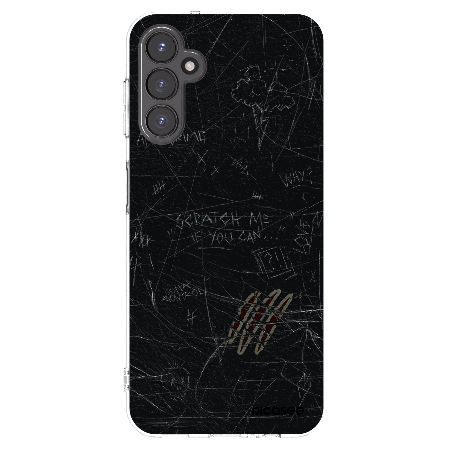 Picasee átlátszó szilikon tok az alábbi mobiltelefonokra Samsung Galaxy A14 5G A146P - SCRATCH