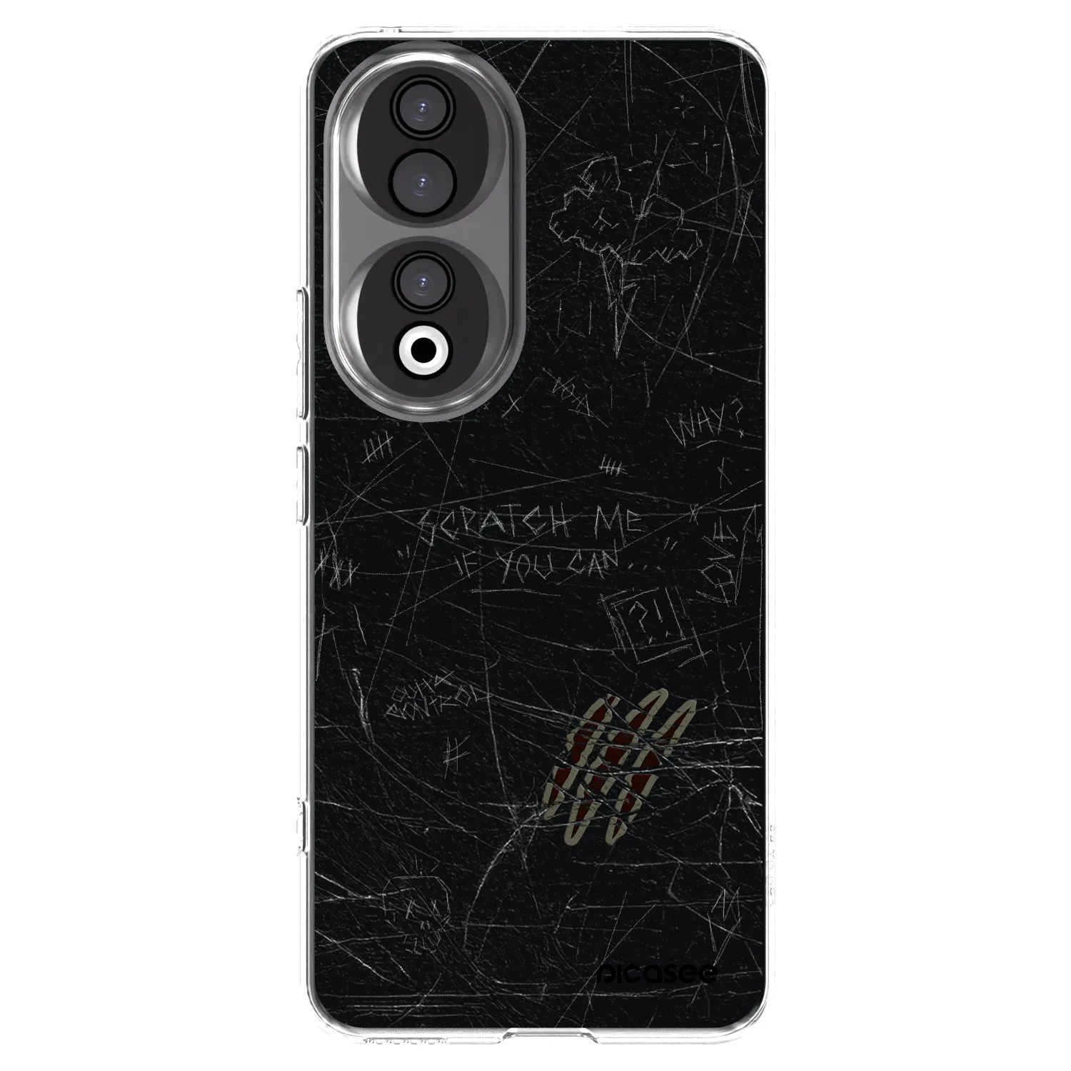 Picasee átlátszó szilikon tok az alábbi mobiltelefonokra Honor 90 5G - SCRATCH