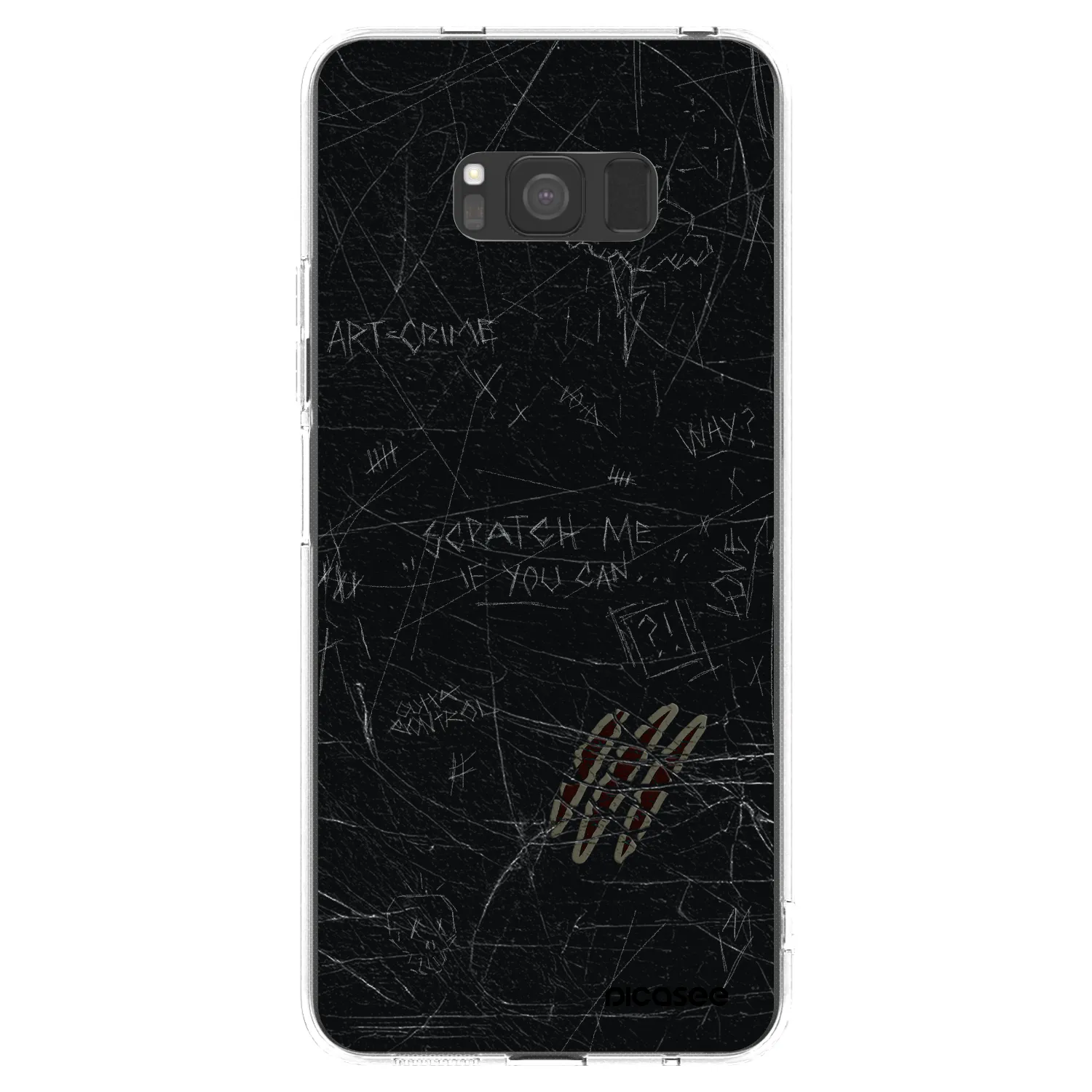 Picasee átlátszó szilikon tok az alábbi mobiltelefonokra Samsung Galaxy S8 G950F - SCRATCH