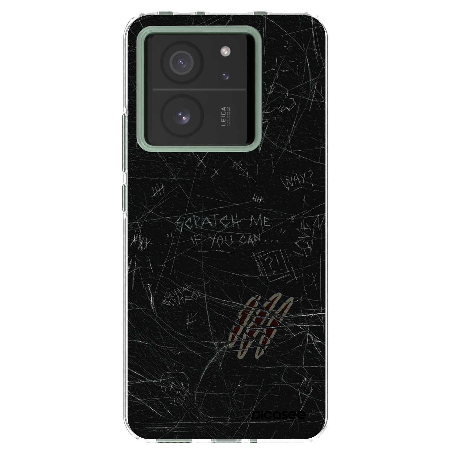 Picasee átlátszó szilikon tok az alábbi mobiltelefonokra Xiaomi 13T - SCRATCH