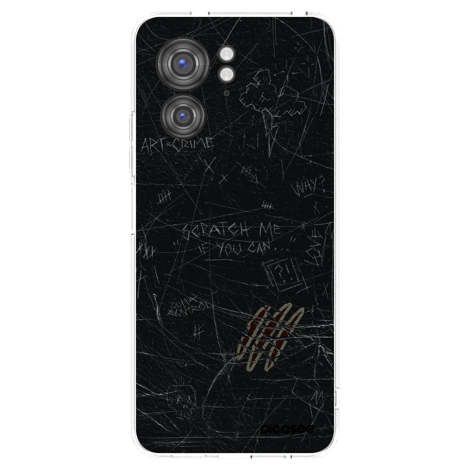 Picasee átlátszó szilikon tok az alábbi mobiltelefonokra Motorola Edge 40 - SCRATCH