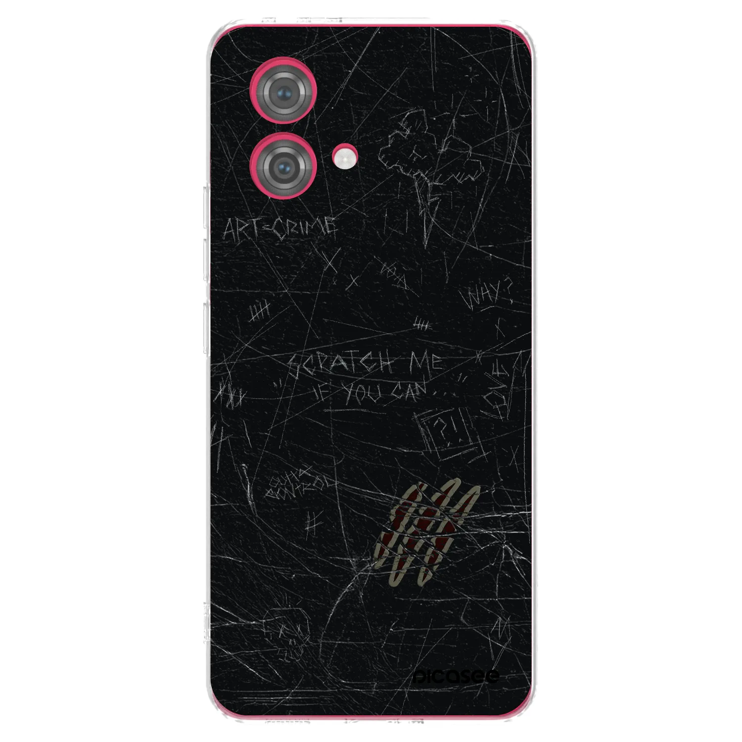 Picasee átlátszó szilikon tok az alábbi mobiltelefonokra Motorola Moto G84 5G - SCRATCH