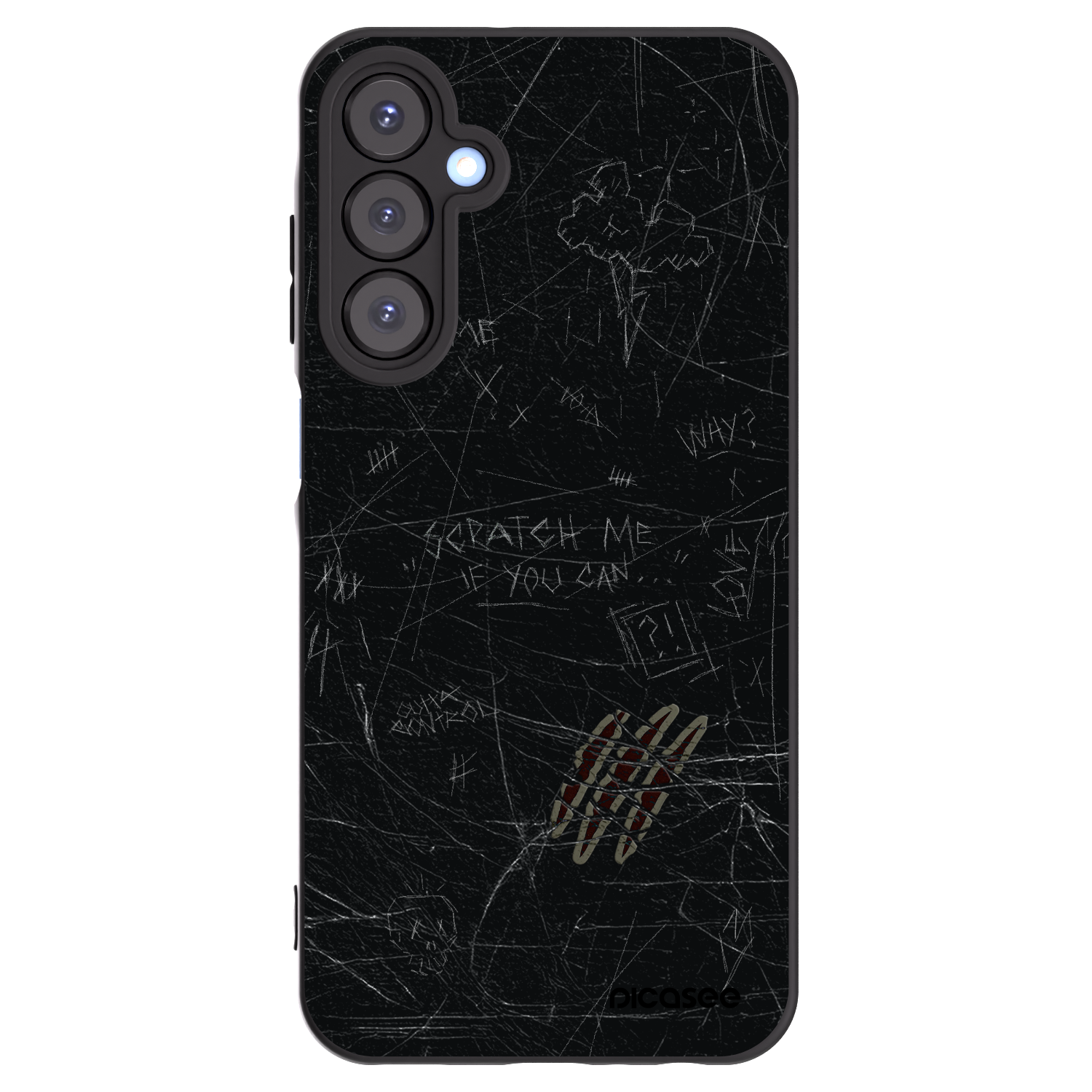 Picasee fekete szilikon tok az alábbi mobiltelefonokra Samsung Galaxy A25 A256B 5G - SCRATCH