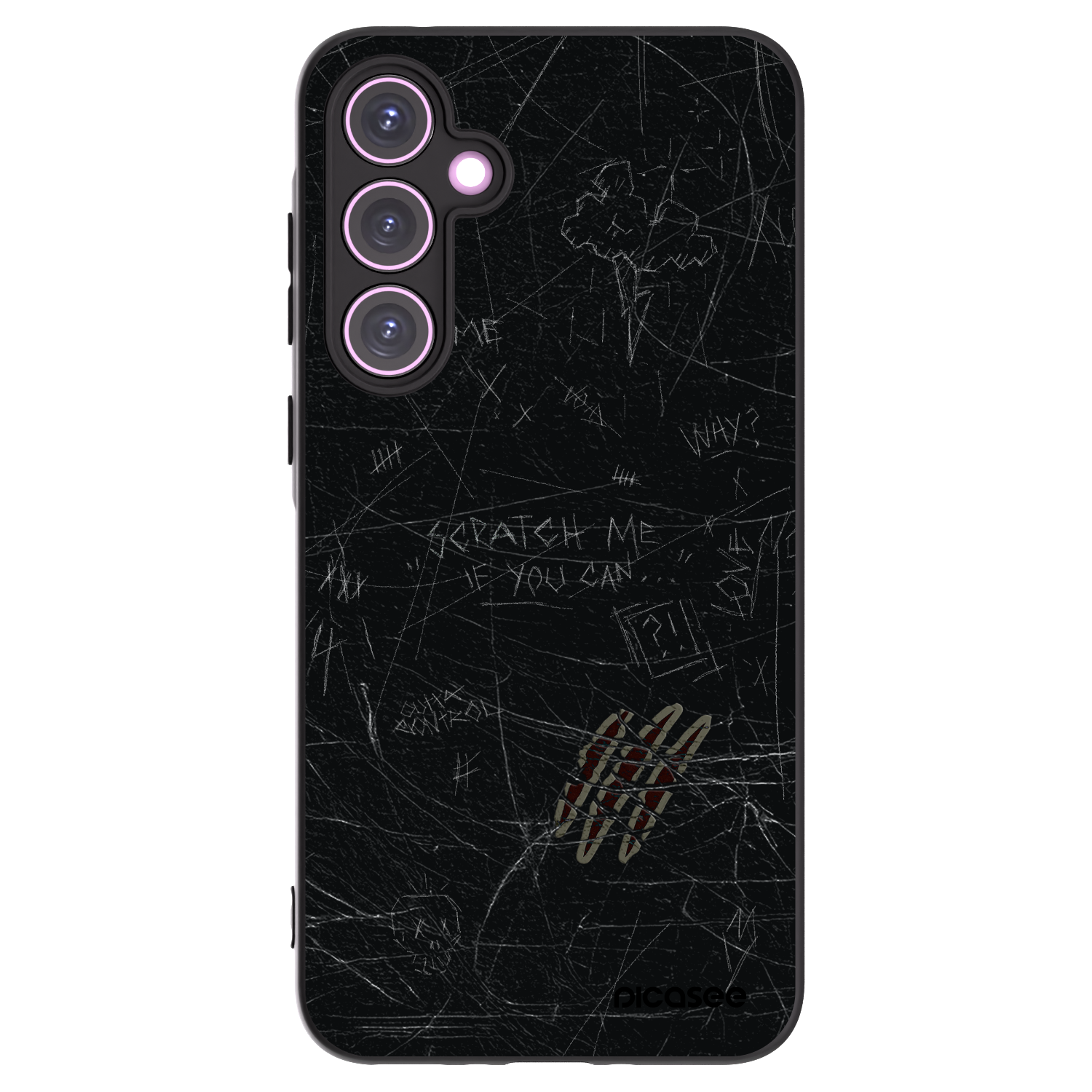 Picasee fekete szilikon tok az alábbi mobiltelefonokra Samsung Galaxy A35 5G A356B - SCRATCH