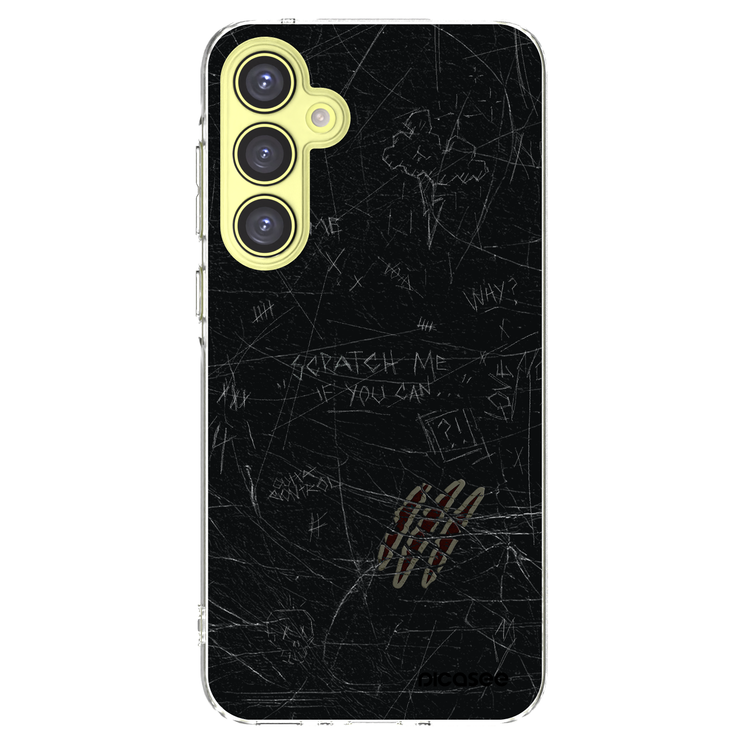 Picasee átlátszó szilikon tok az alábbi mobiltelefonokra Samsung Galaxy A35 5G A356B - SCRATCH