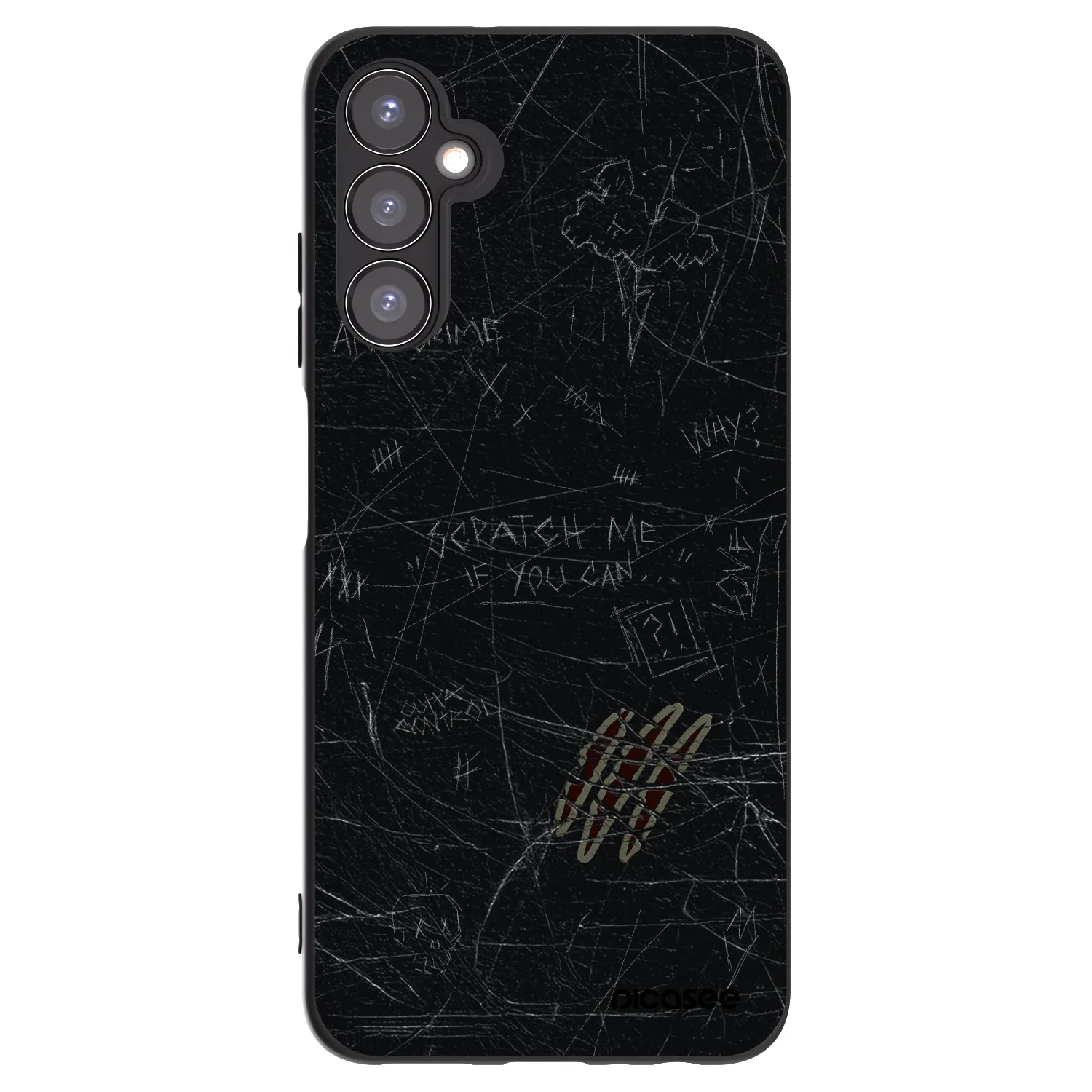 Picasee fekete szilikon tok az alábbi mobiltelefonokra Samsung Galaxy A05s A057G - SCRATCH