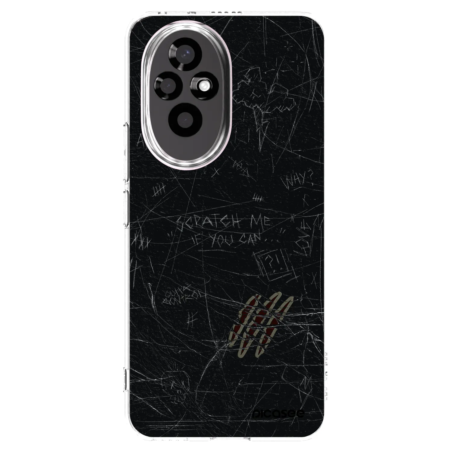 Picasee átlátszó szilikon tok az alábbi mobiltelefonokra Honor 200 Pro 5G - SCRATCH