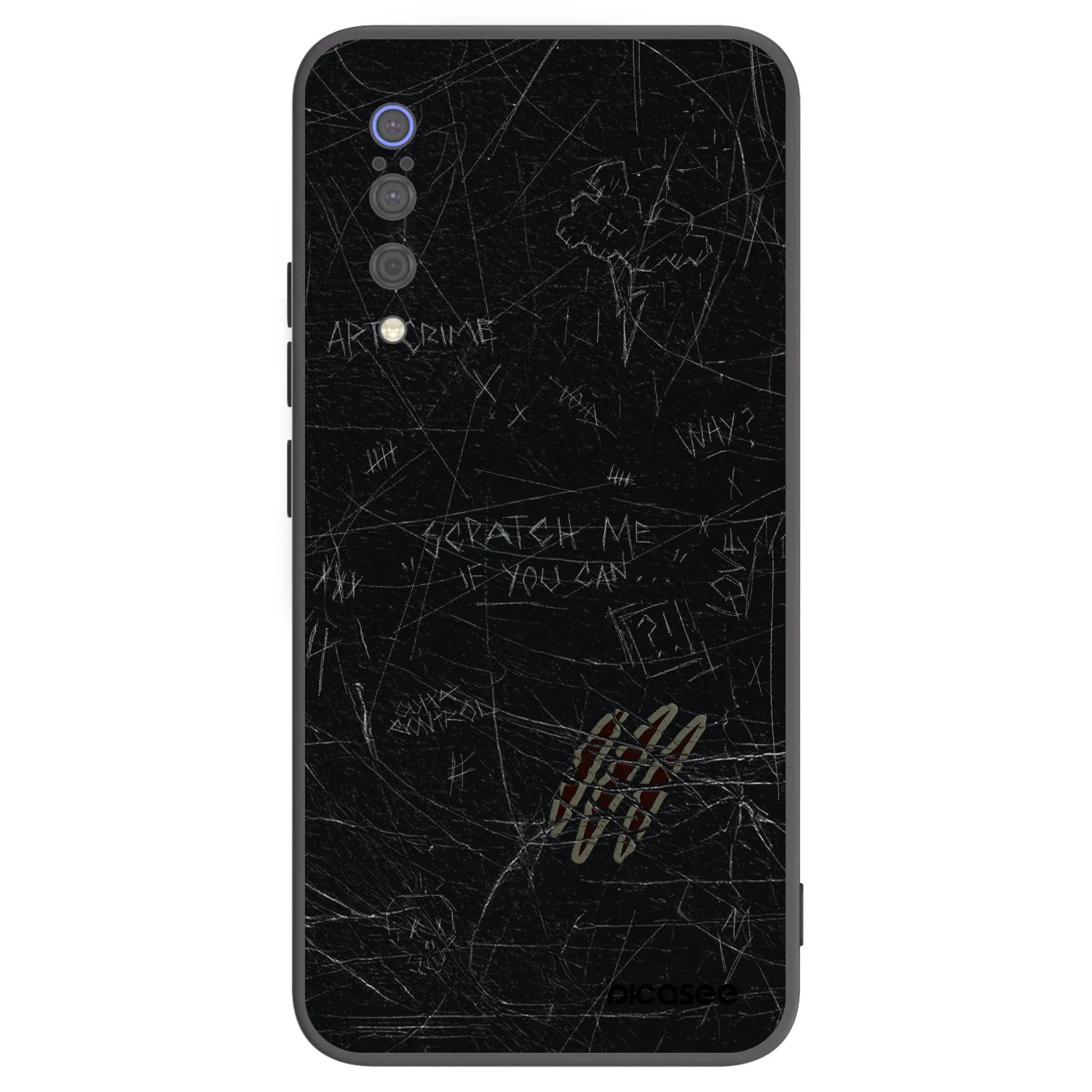 Picasee fekete szilikon tok az alábbi mobiltelefonokra Xiaomi Mi 9 - SCRATCH