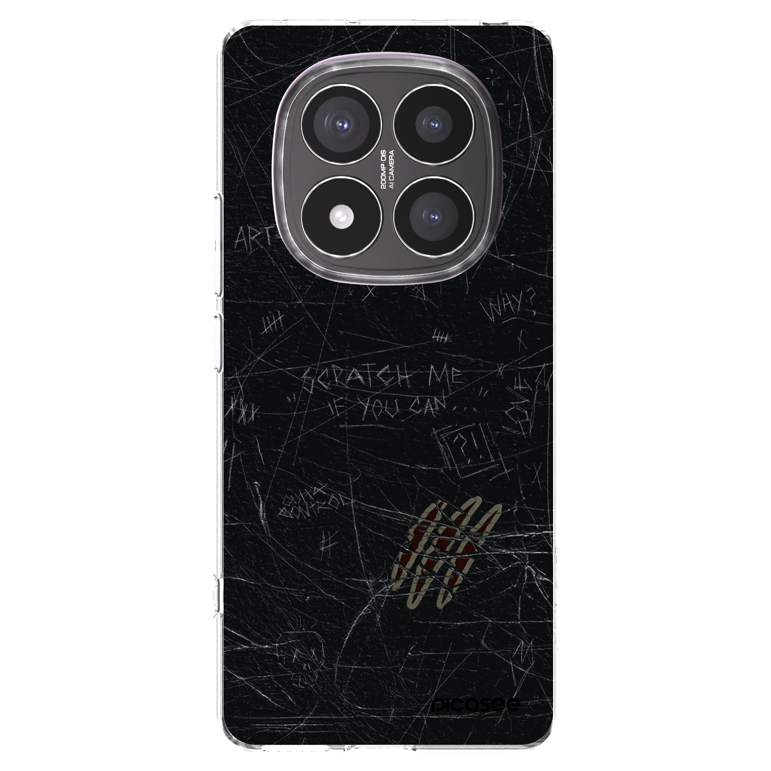 Picasee átlátszó szilikon tok az alábbi mobiltelefonokra Xiaomi Redmi Note 14 Pro+ 5G - SCRATCH