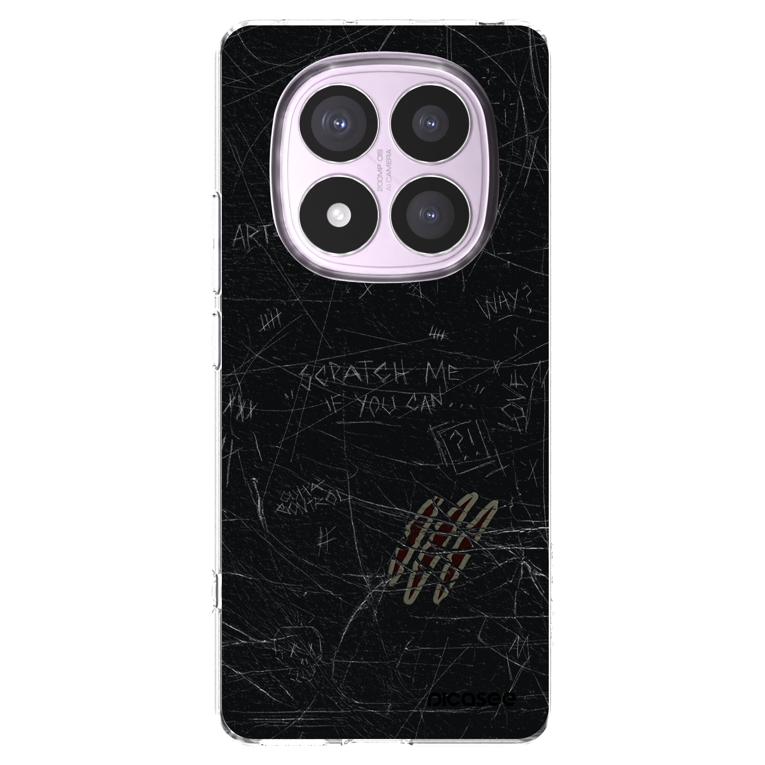 Picasee átlátszó szilikon tok az alábbi mobiltelefonokra Xiaomi Redmi Note 14 Pro 5G - SCRATCH