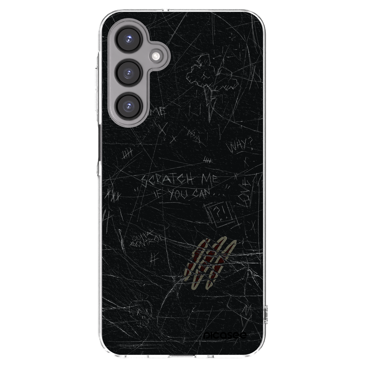 Picasee átlátszó szilikon tok az alábbi mobiltelefonokra Samsung Galaxy A16 5G - SCRATCH