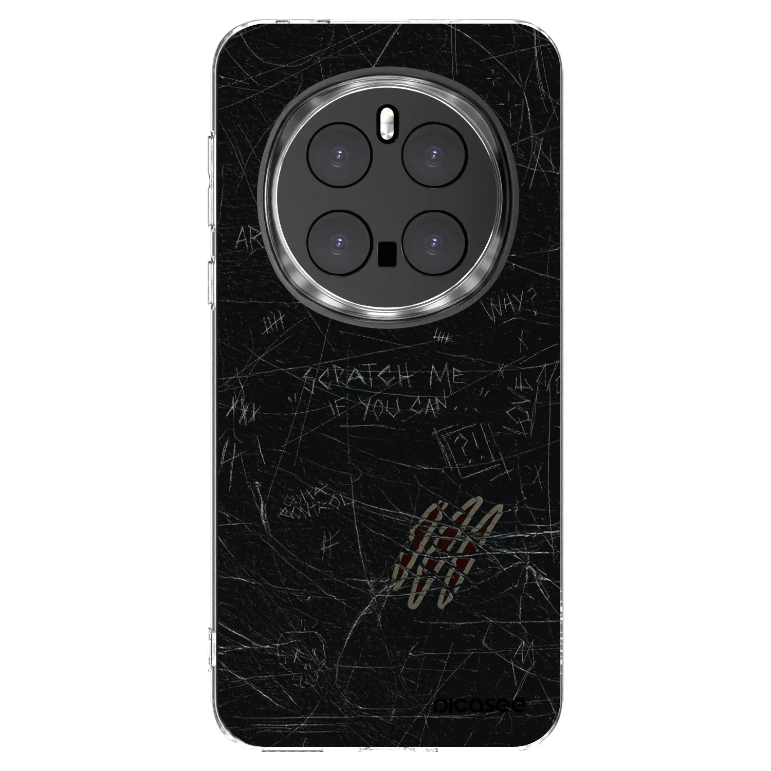 Picasee átlátszó szilikon tok az alábbi mobiltelefonokra Honor Magic7 Pro 5G - SCRATCH
