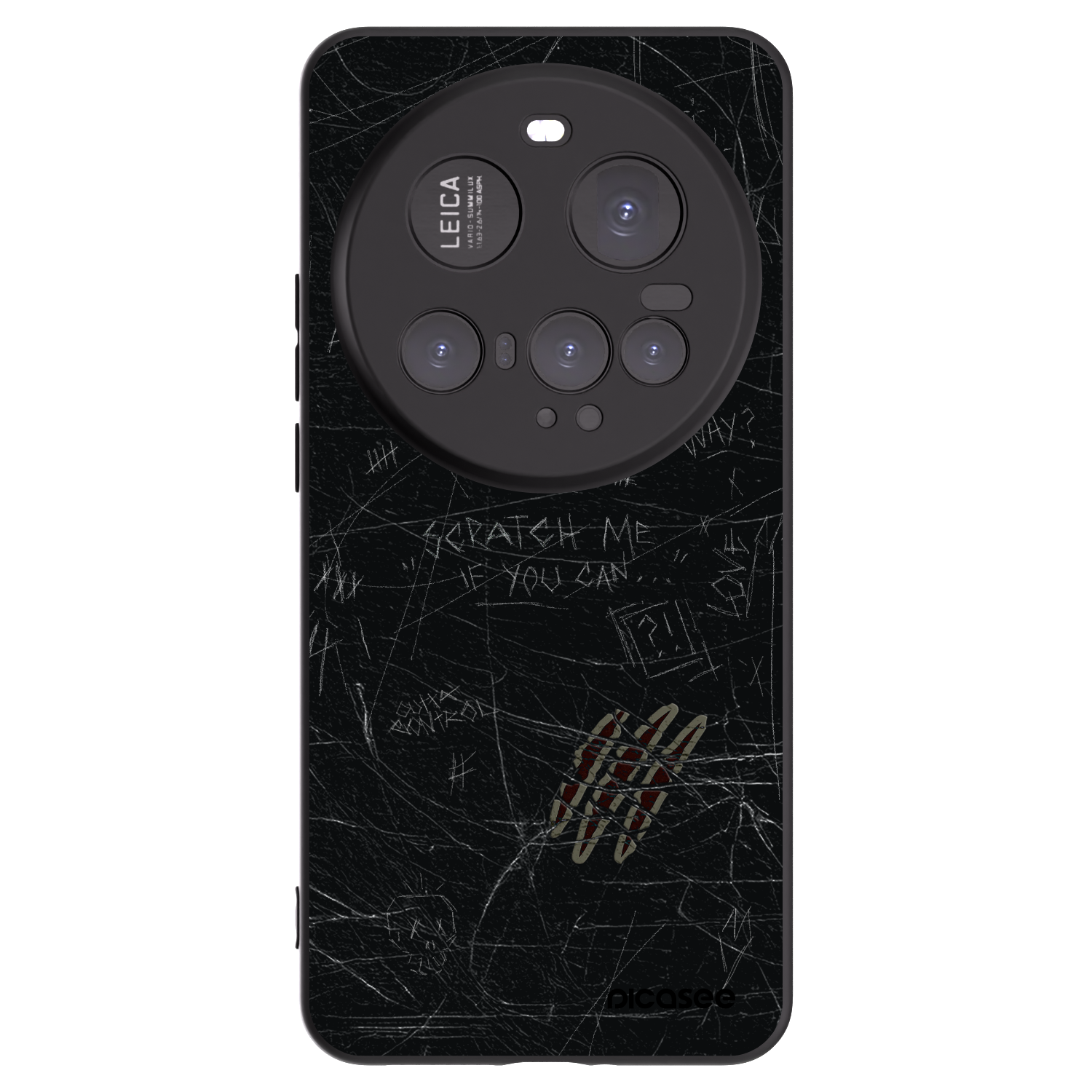 Picasee fekete szilikon tok az alábbi mobiltelefonokra Xiaomi 15 Ultra - SCRATCH