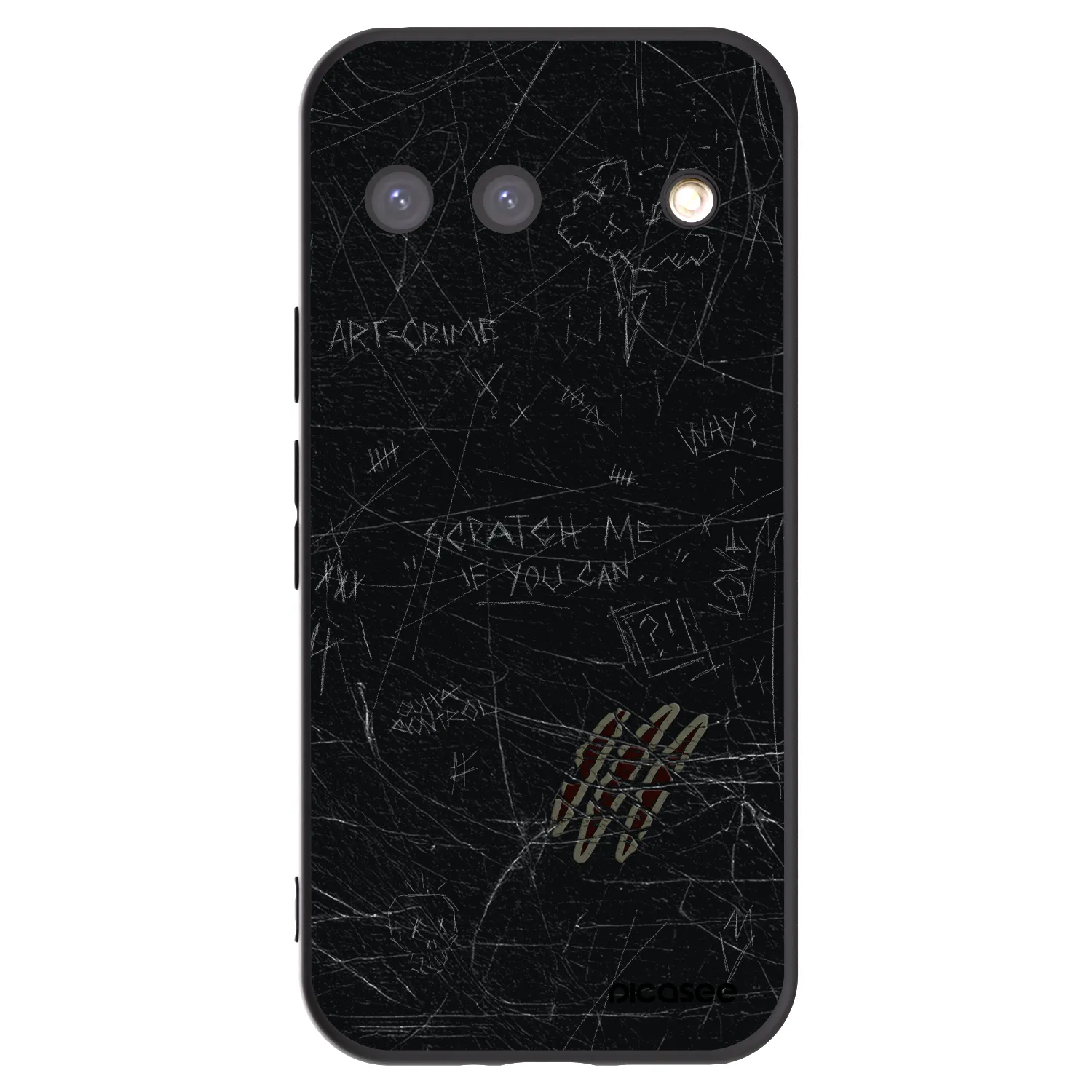 Picasee fekete szilikon tok az alábbi mobiltelefonokra Google Pixel 9 - SCRATCH