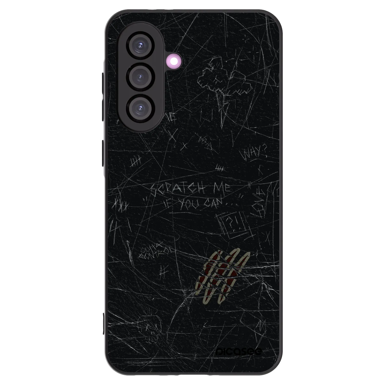 Picasee fekete szilikon tok az alábbi mobiltelefonokra Samsung Galaxy A56 5G A566B - SCRATCH