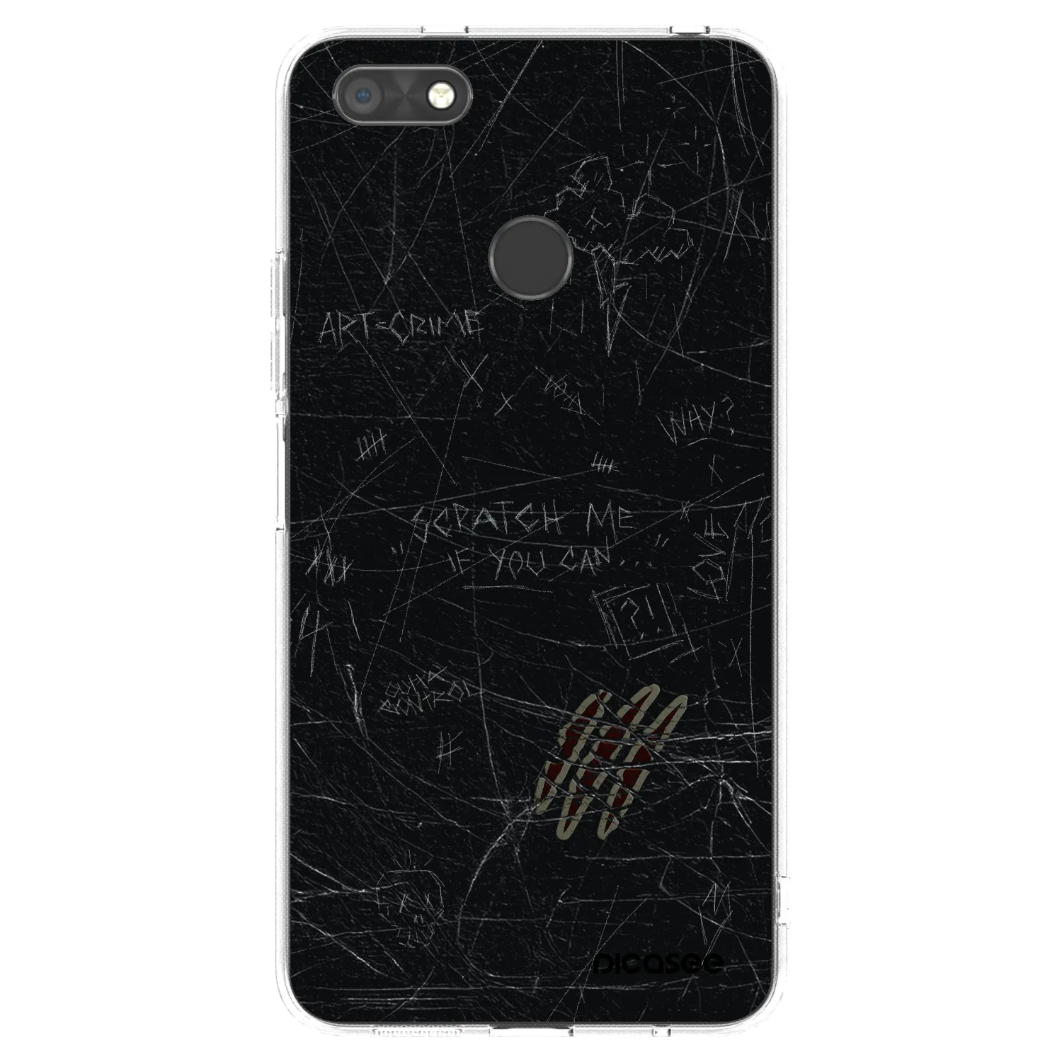 Picasee átlátszó szilikon tok az alábbi mobiltelefonokra Huawei P9 Lite Mini - SCRATCH