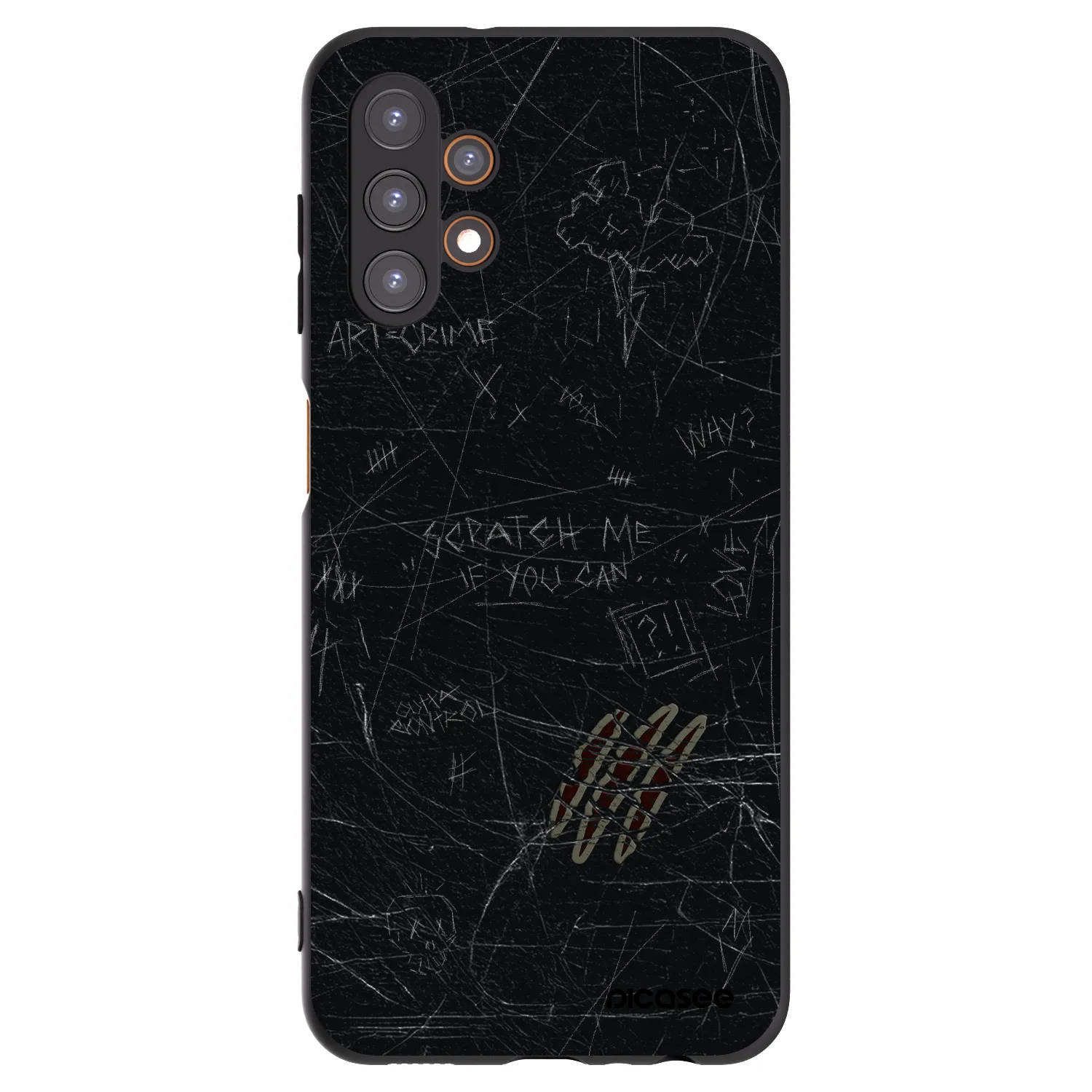 Picasee fekete szilikon tok az alábbi mobiltelefonokra Samsung Galaxy A13 5G - SCRATCH