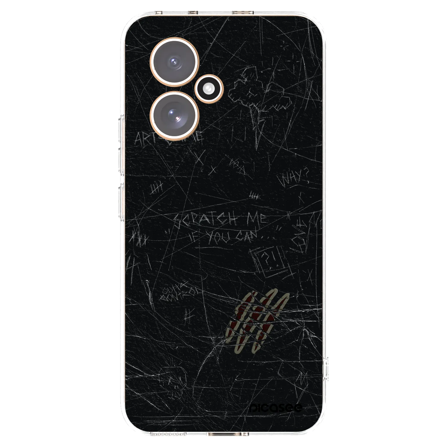 Picasee átlátszó szilikon tok az alábbi mobiltelefonokra Honor 400 5G - SCRATCH