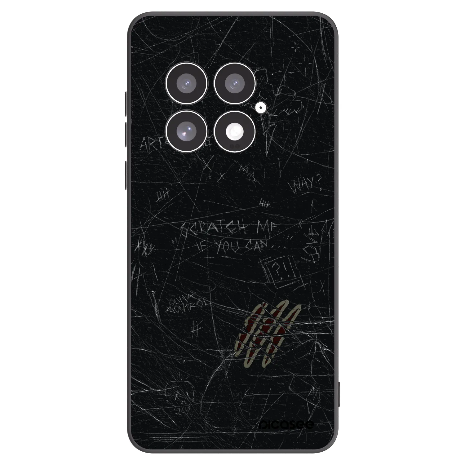 Picasee fekete szilikon tok az alábbi mobiltelefonokra OnePlus 13 5G - SCRATCH