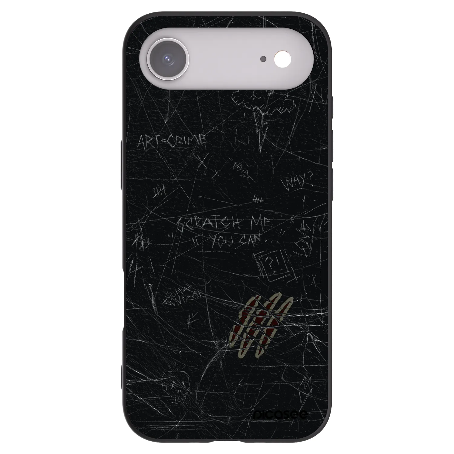 Picasee fekete szilikon tok az alábbi mobiltelefonokra Apple iPhone Air - SCRATCH