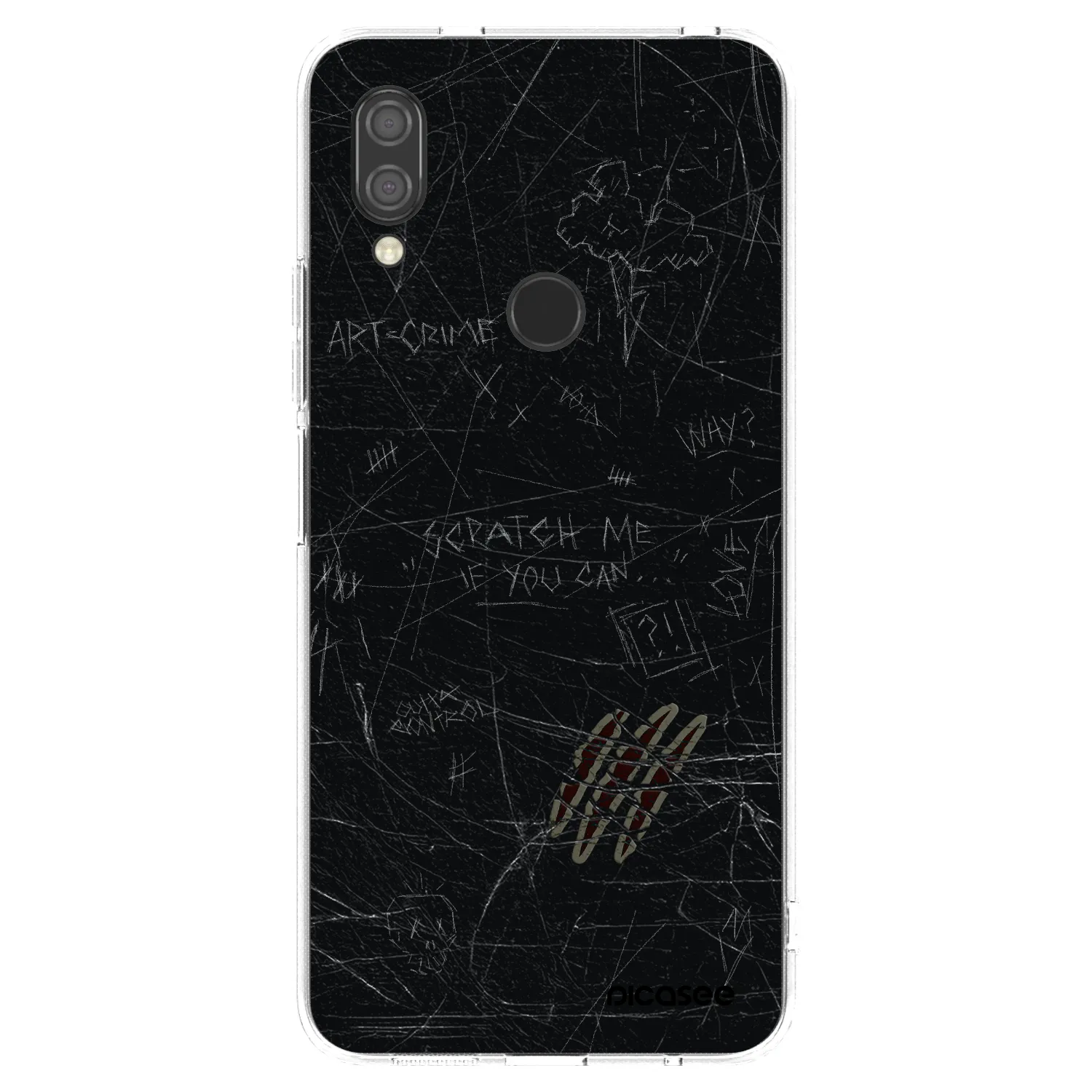 Picasee átlátszó szilikon tok az alábbi mobiltelefonokra Xiaomi Redmi 7 - SCRATCH