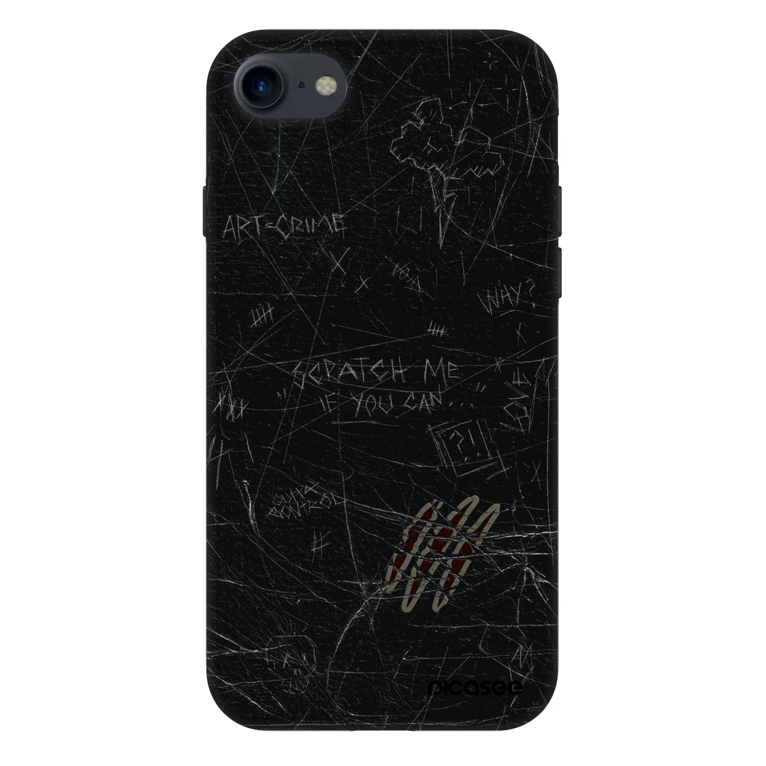 Picasee Fashion Case Apple iPhone SE 2022 - SCRATCH