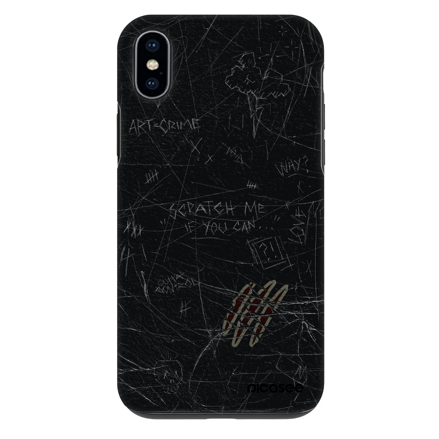Picasee Fashion Case Apple iPhone XS Max - SCRATCH