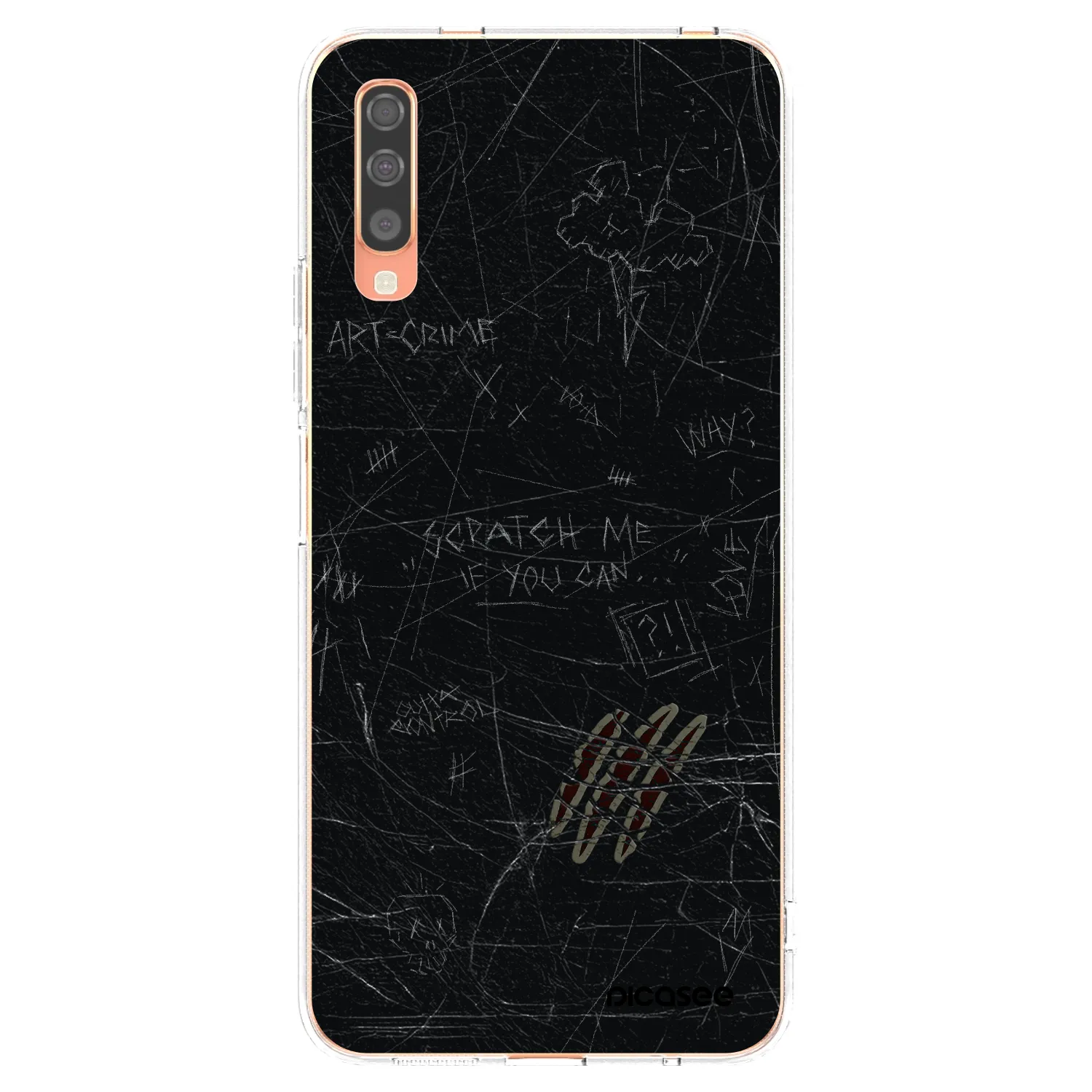 Picasee átlátszó szilikon tok az alábbi mobiltelefonokra Samsung Galaxy A70 A705F - SCRATCH