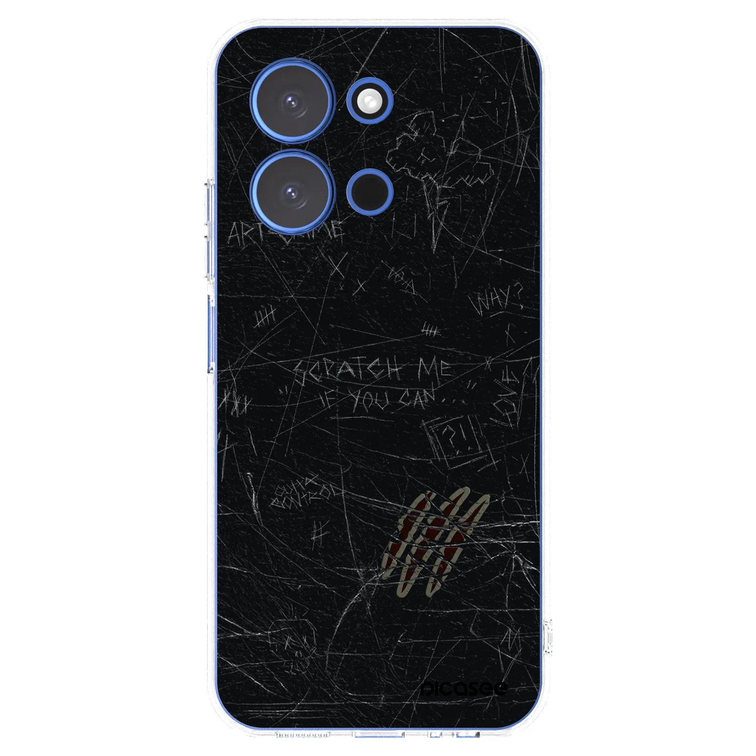 Picasee átlátszó szilikon tok az alábbi mobiltelefonokra Xiaomi Redmi 15C 4G - SCRATCH