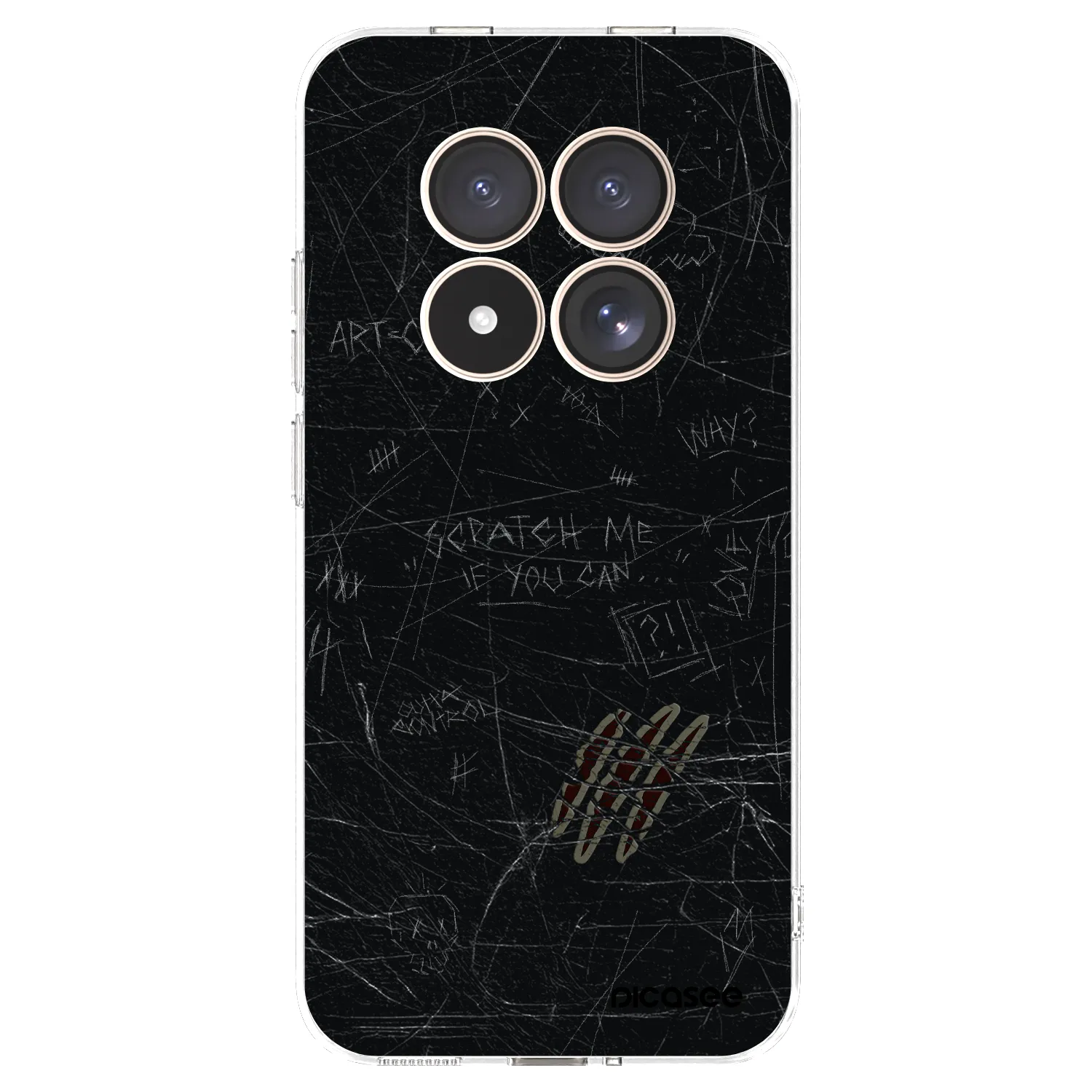 Picasee átlátszó szilikon tok az alábbi mobiltelefonokra Xiaomi Redmi Note 15 Pro 4G - SCRATCH