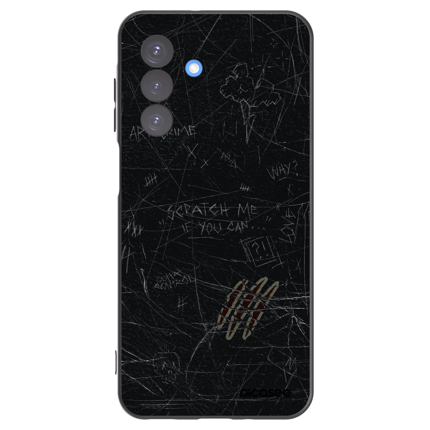 Picasee fekete szilikon tok az alábbi mobiltelefonokra Samsung Galaxy A17 5G - SCRATCH